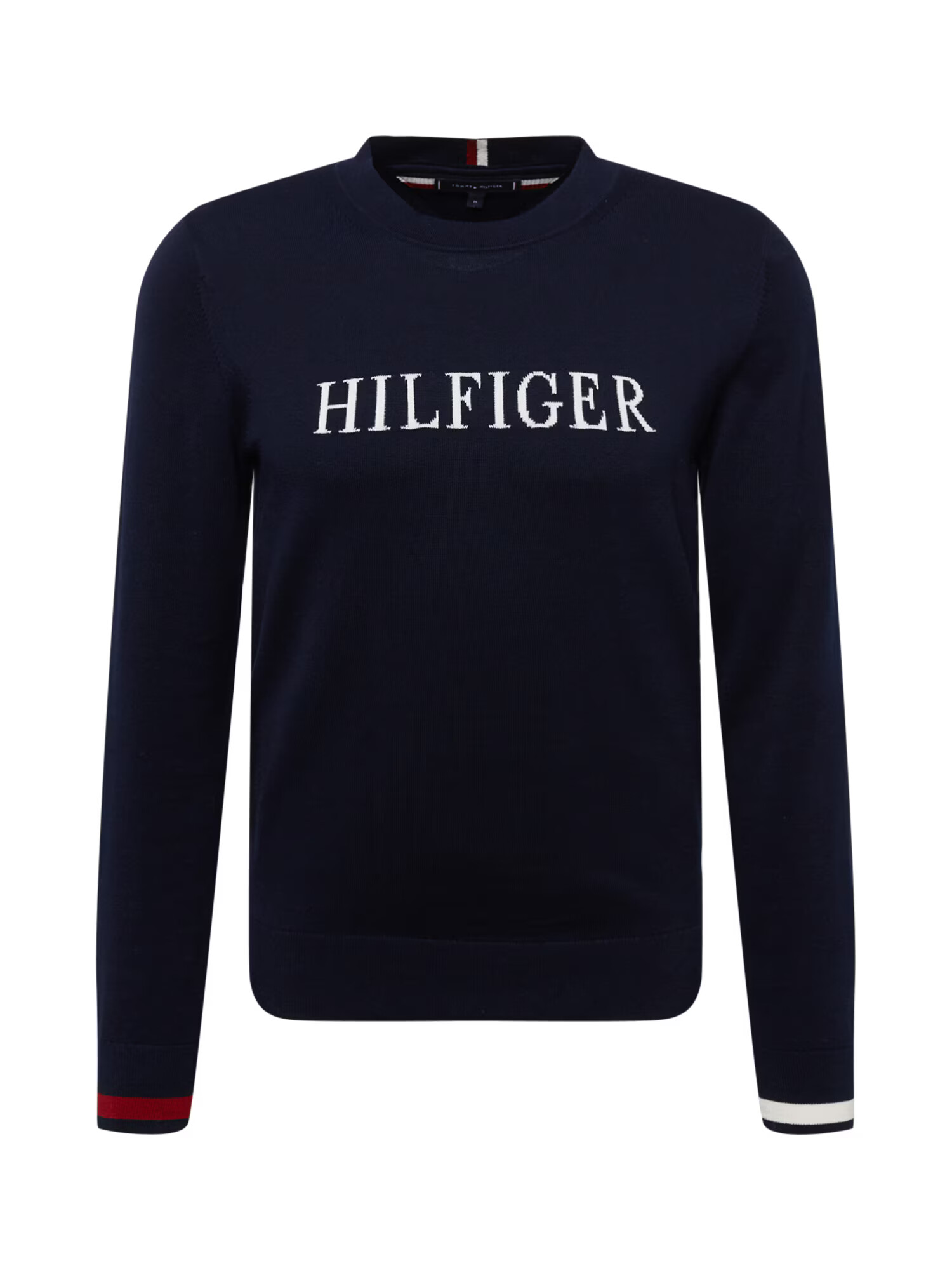 TOMMY HILFIGER Sveter námornícka modrá / červená / biela - Pepit.sk