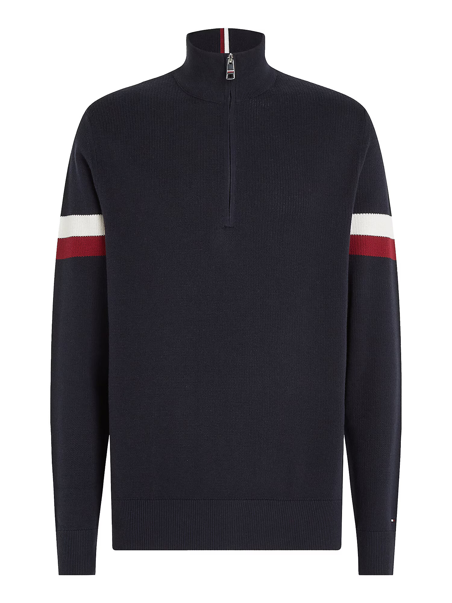 TOMMY HILFIGER Sveter námornícka modrá / červená / biela - Pepit.sk