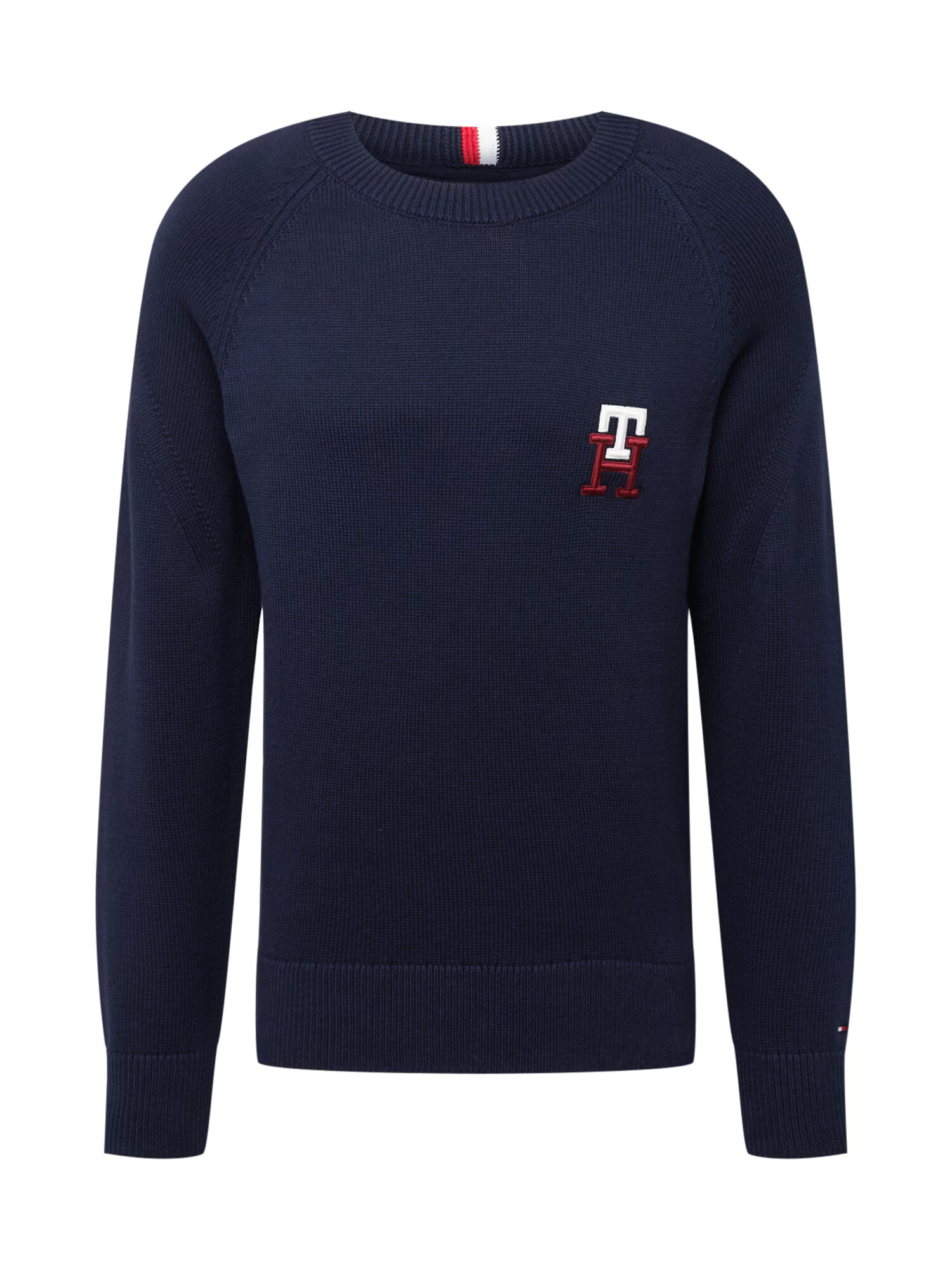 TOMMY HILFIGER Sveter námornícka modrá / červená / biela - Pepit.sk