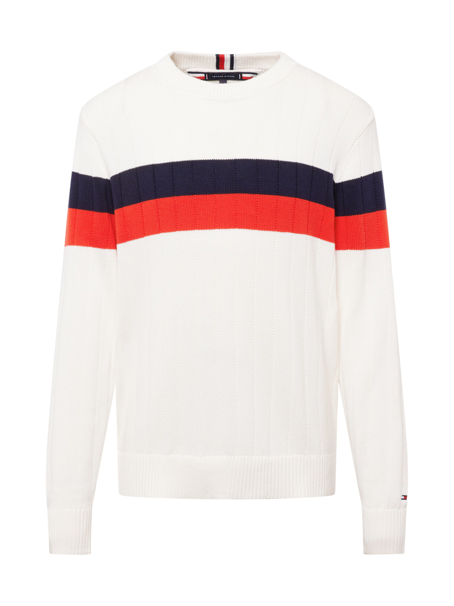 TOMMY HILFIGER Sveter námornícka modrá / červená / biela - Pepit.sk