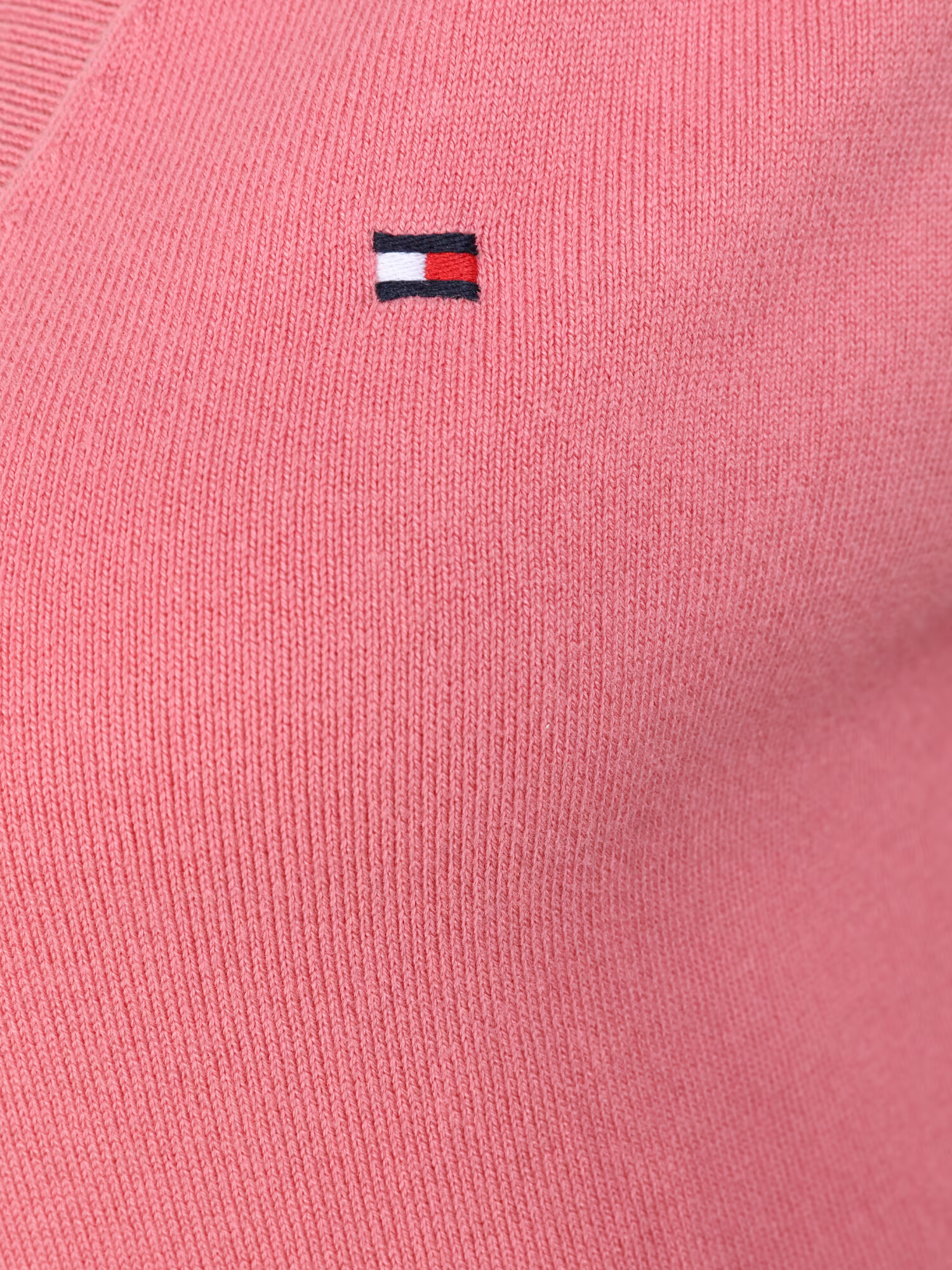 TOMMY HILFIGER Sveter námornícka modrá / svetloružová / červená / biela - Pepit.sk