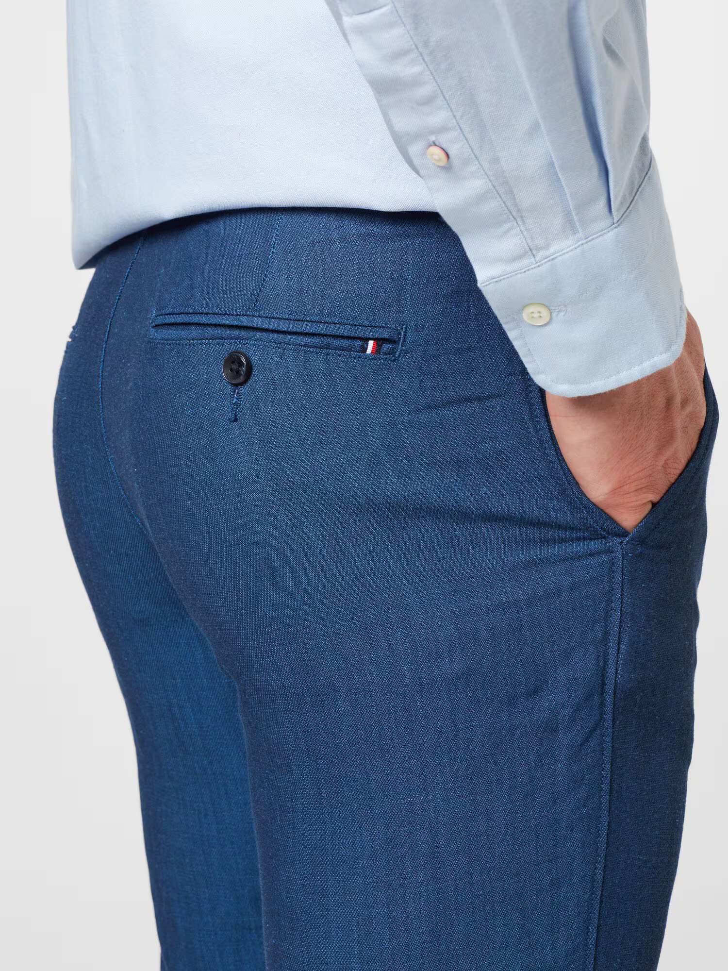 Tommy Hilfiger Tailored Chino nohavice 'Hampton' modrá - Pepit.sk