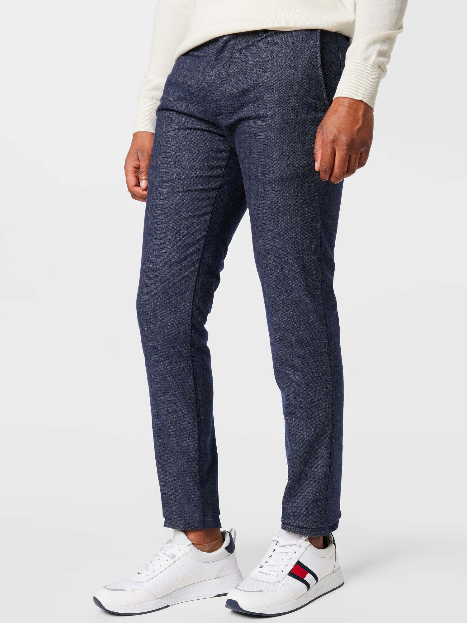 Tommy Hilfiger Tailored Chino nohavice modrofialová - Pepit.sk