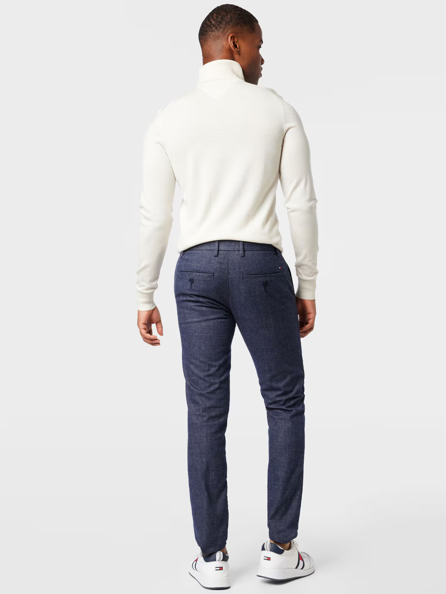 Tommy Hilfiger Tailored Chino nohavice modrofialová - Pepit.sk