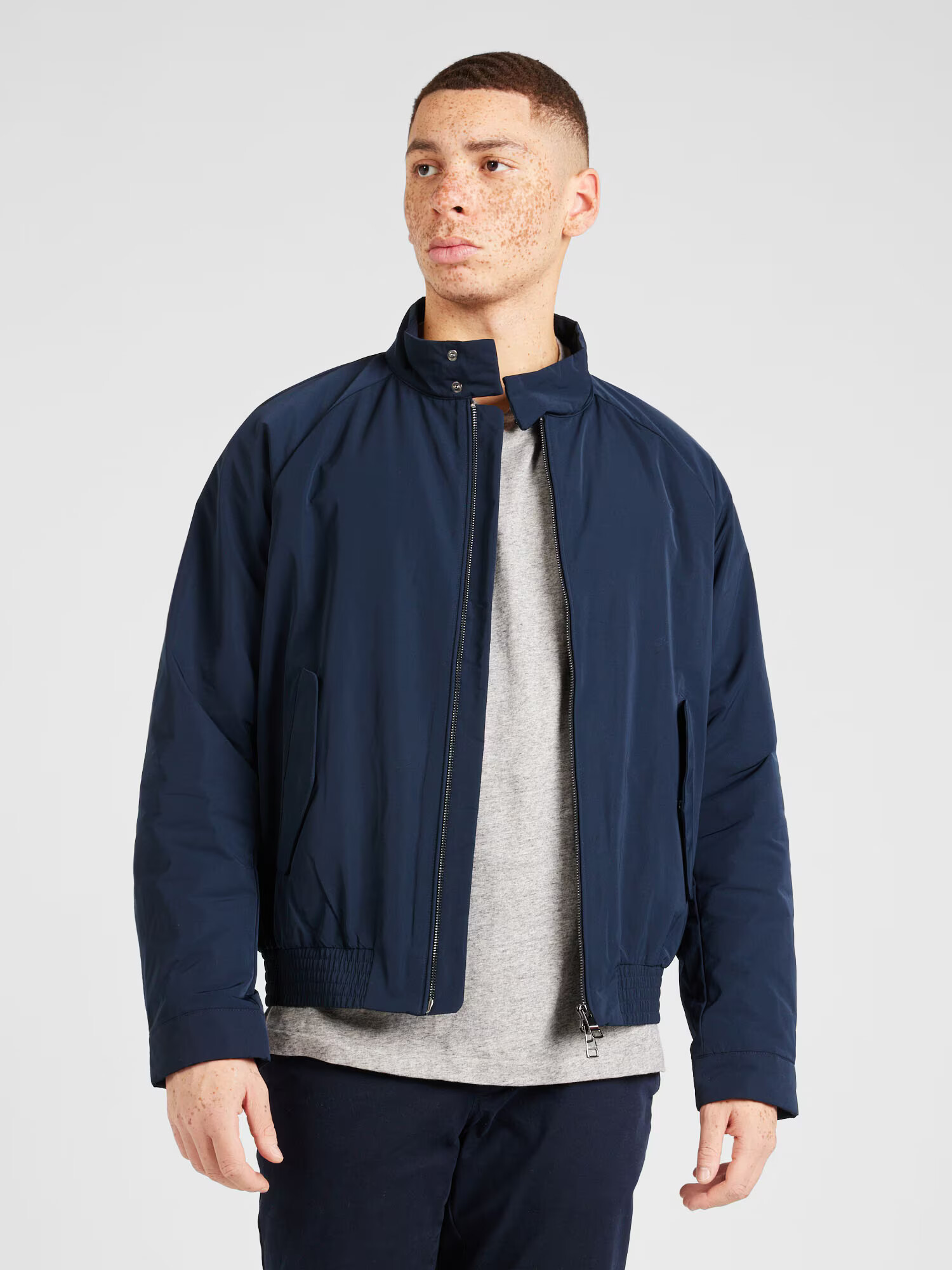 Tommy Hilfiger Tailored Prechodná bunda 'HARRINGTON' námornícka modrá - Pepit.sk