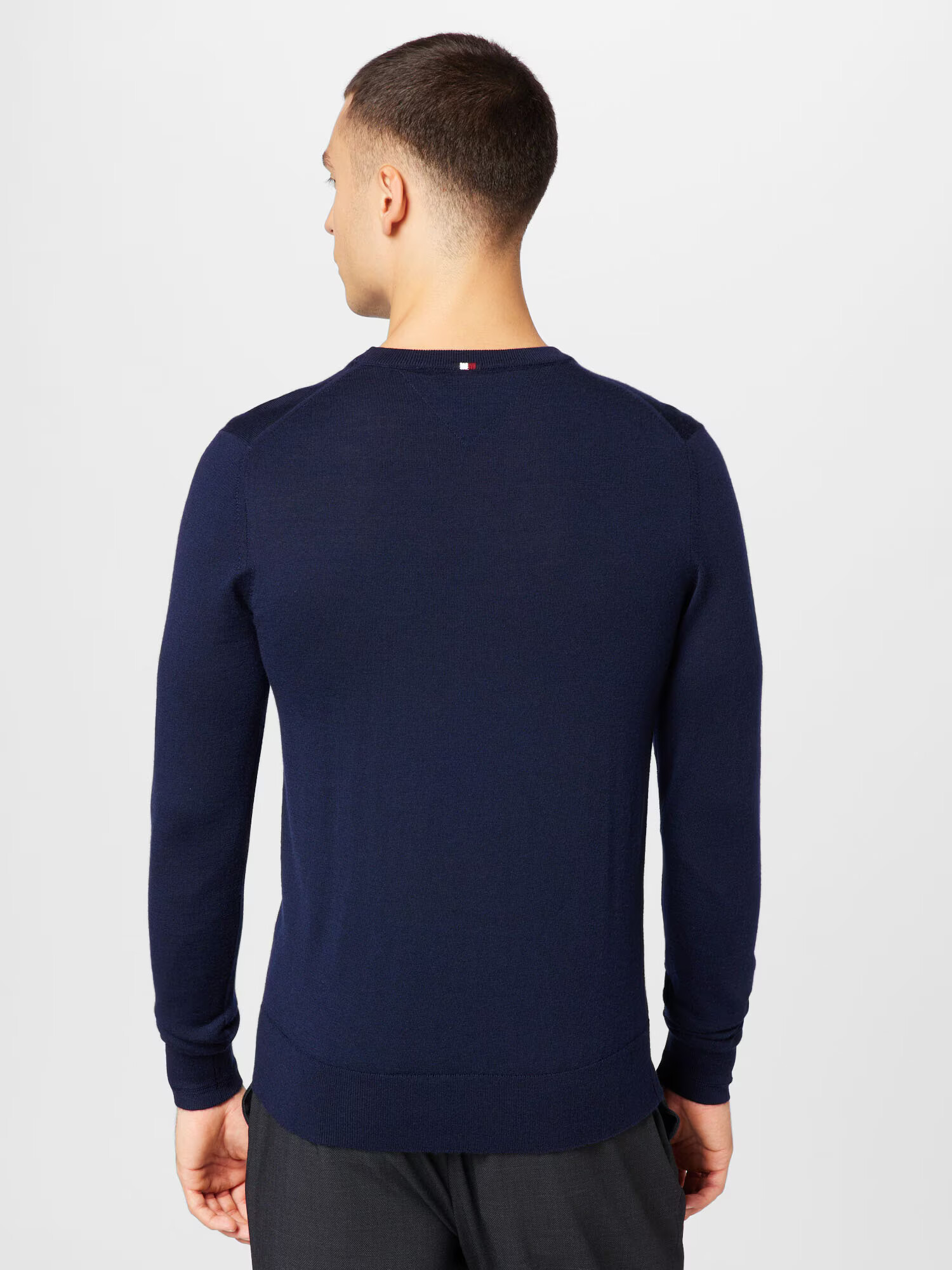 Tommy Hilfiger Tailored Pullover námornícka modrá / čerešňová / biela - Pepit.sk