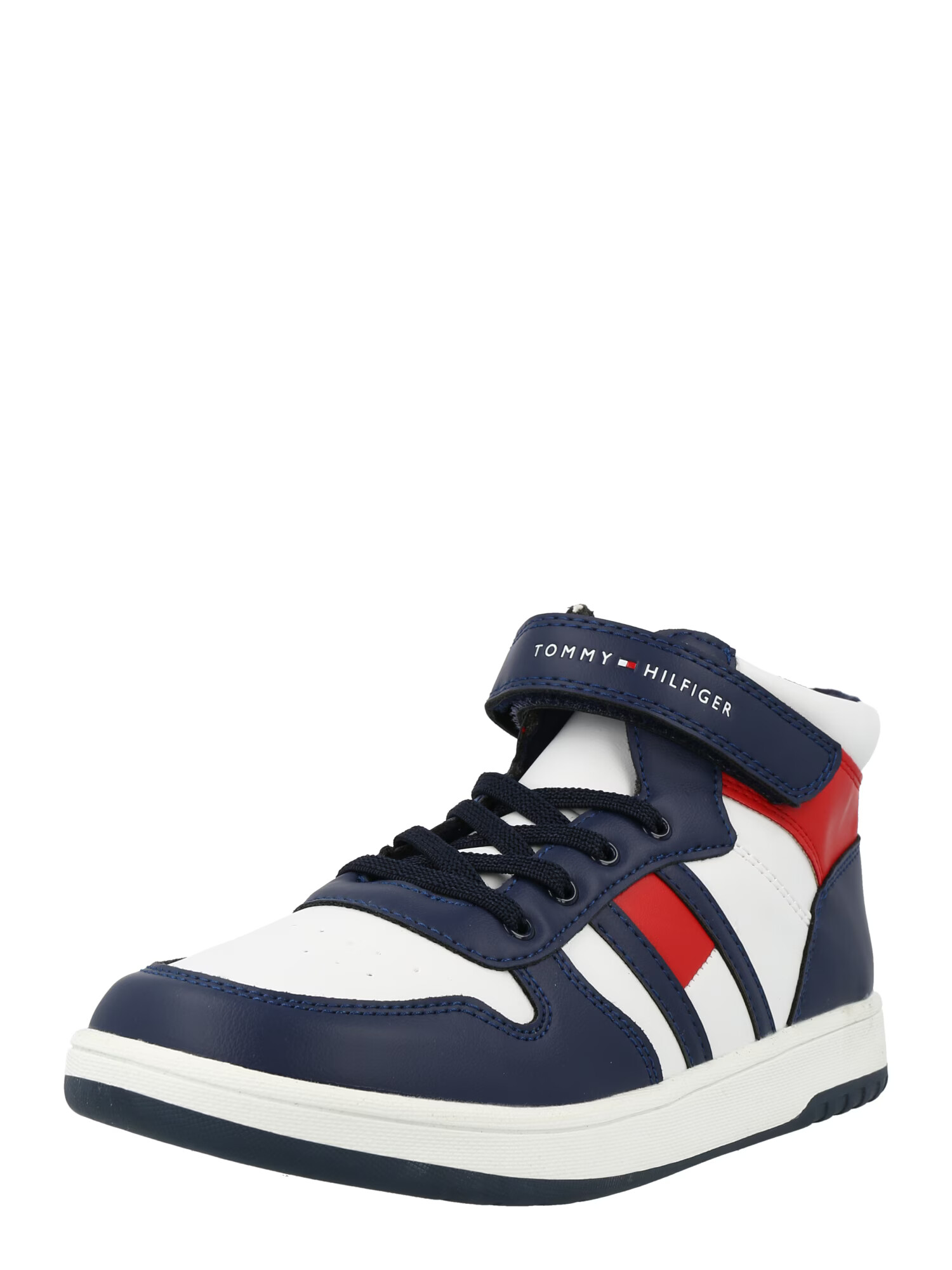 TOMMY HILFIGER Tenisky tmavomodrá / jasne červená / biela - Pepit.sk