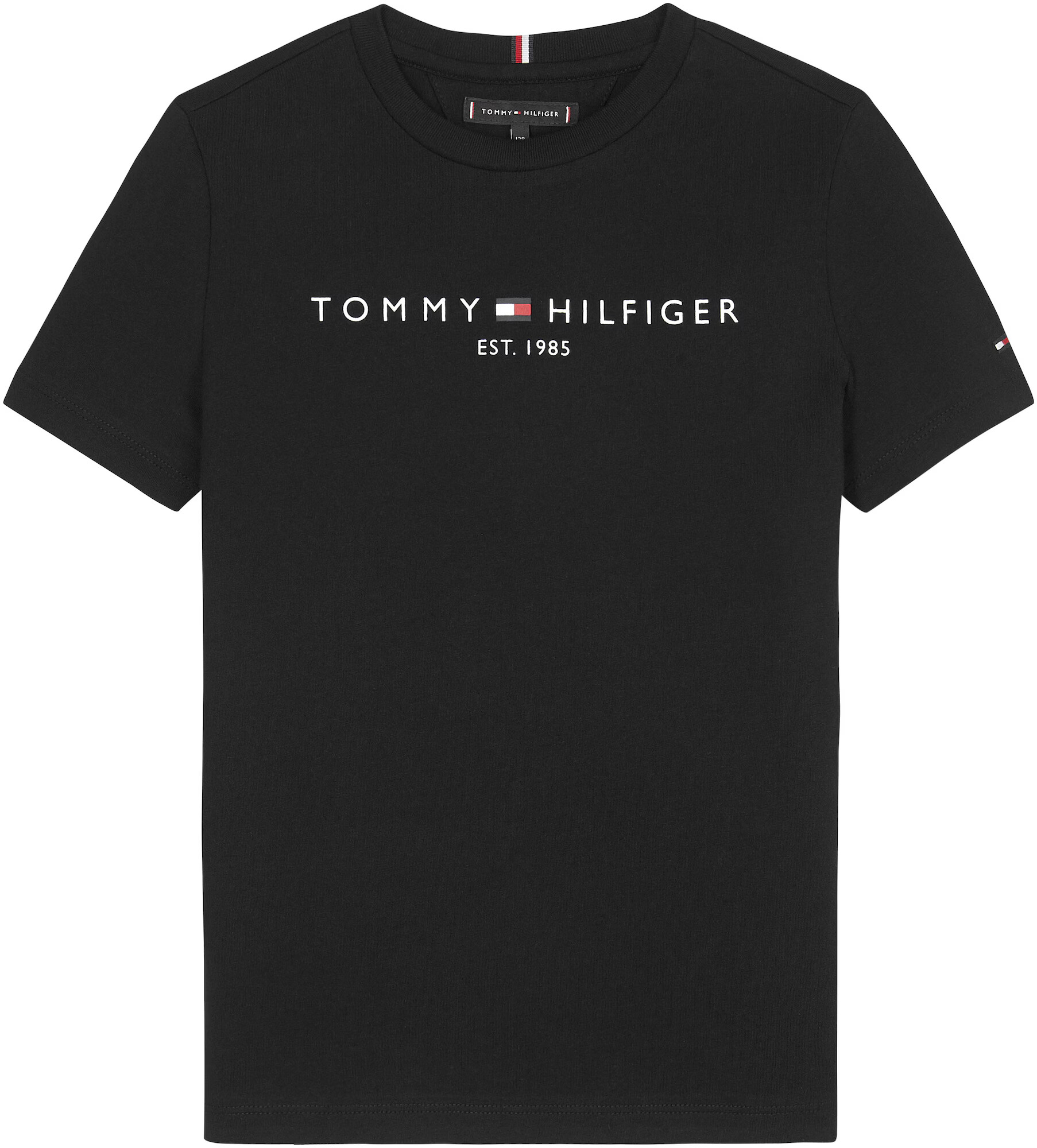 TOMMY HILFIGER Tričko čierna / biela - Pepit.sk