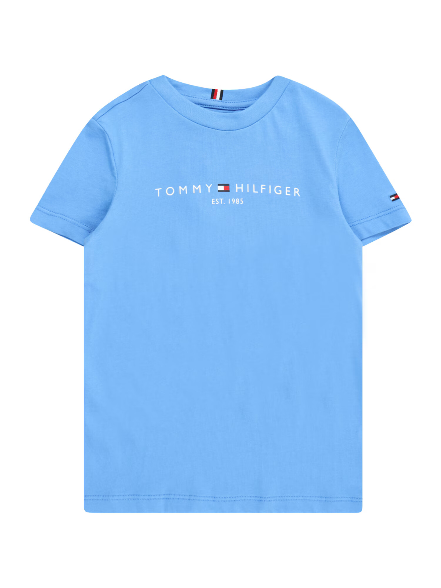 TOMMY HILFIGER Tričko 'ESSENTIAL' modrá / červená / biela - Pepit.sk