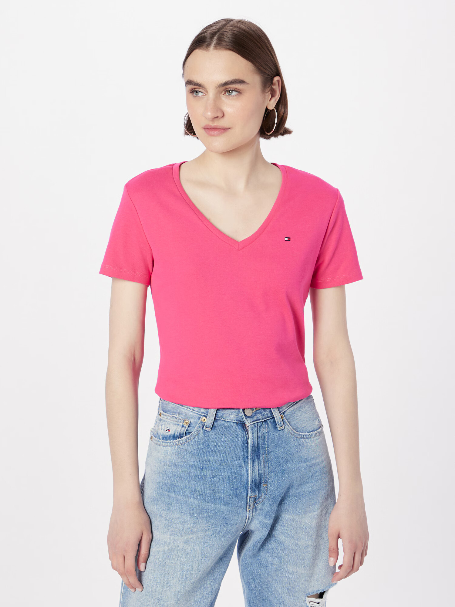 TOMMY HILFIGER Tričko fuksia - Pepit.sk