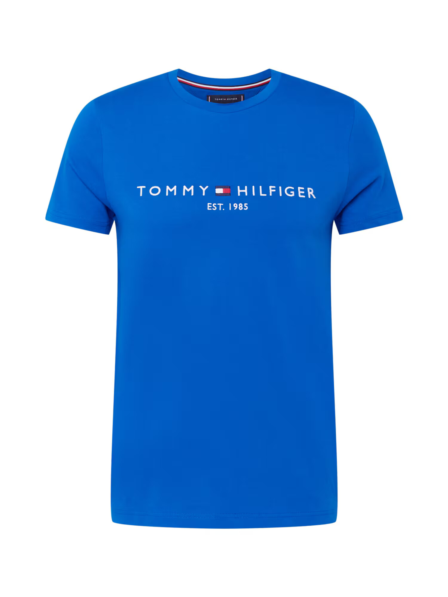 TOMMY HILFIGER Tričko kráľovská modrá / biela - Pepit.sk