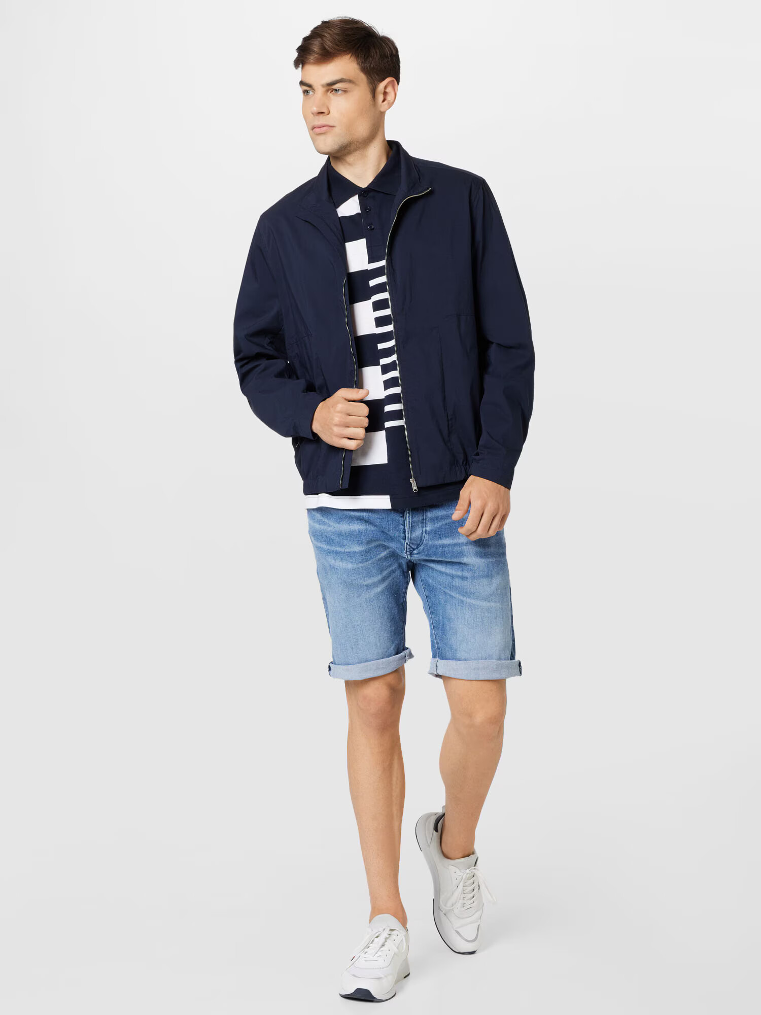 TOMMY HILFIGER Tričko krémová / námornícka modrá / zlatá / červená / biela - Pepit.sk