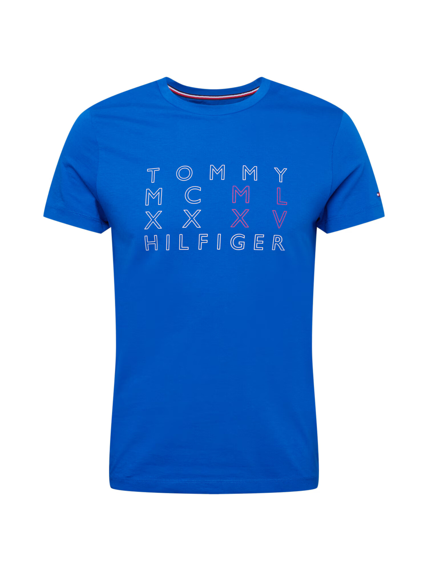 TOMMY HILFIGER Tričko modrá / oranžová / biela - Pepit.sk