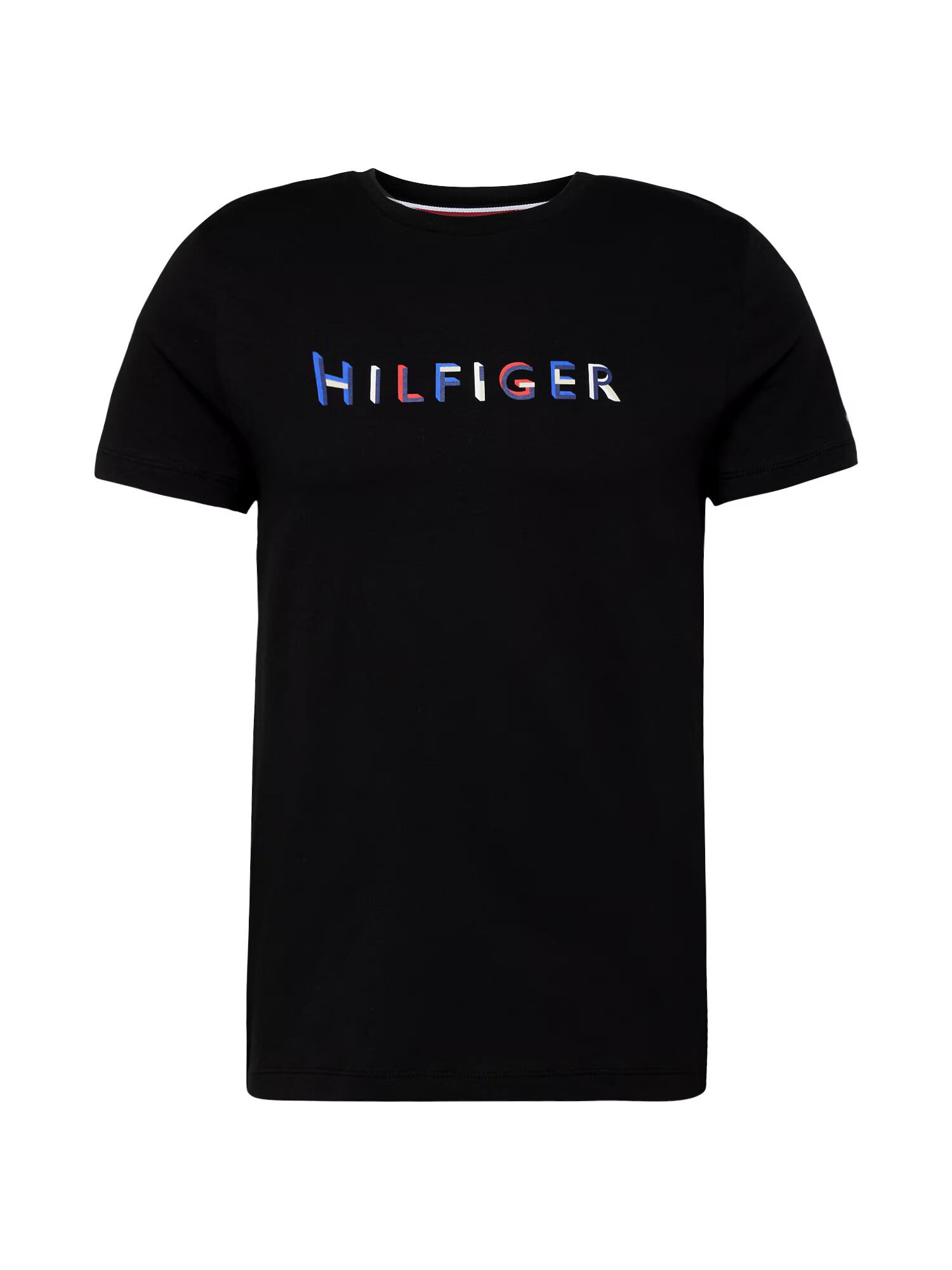 TOMMY HILFIGER Tričko modrá / svetločervená / čierna / biela - Pepit.sk