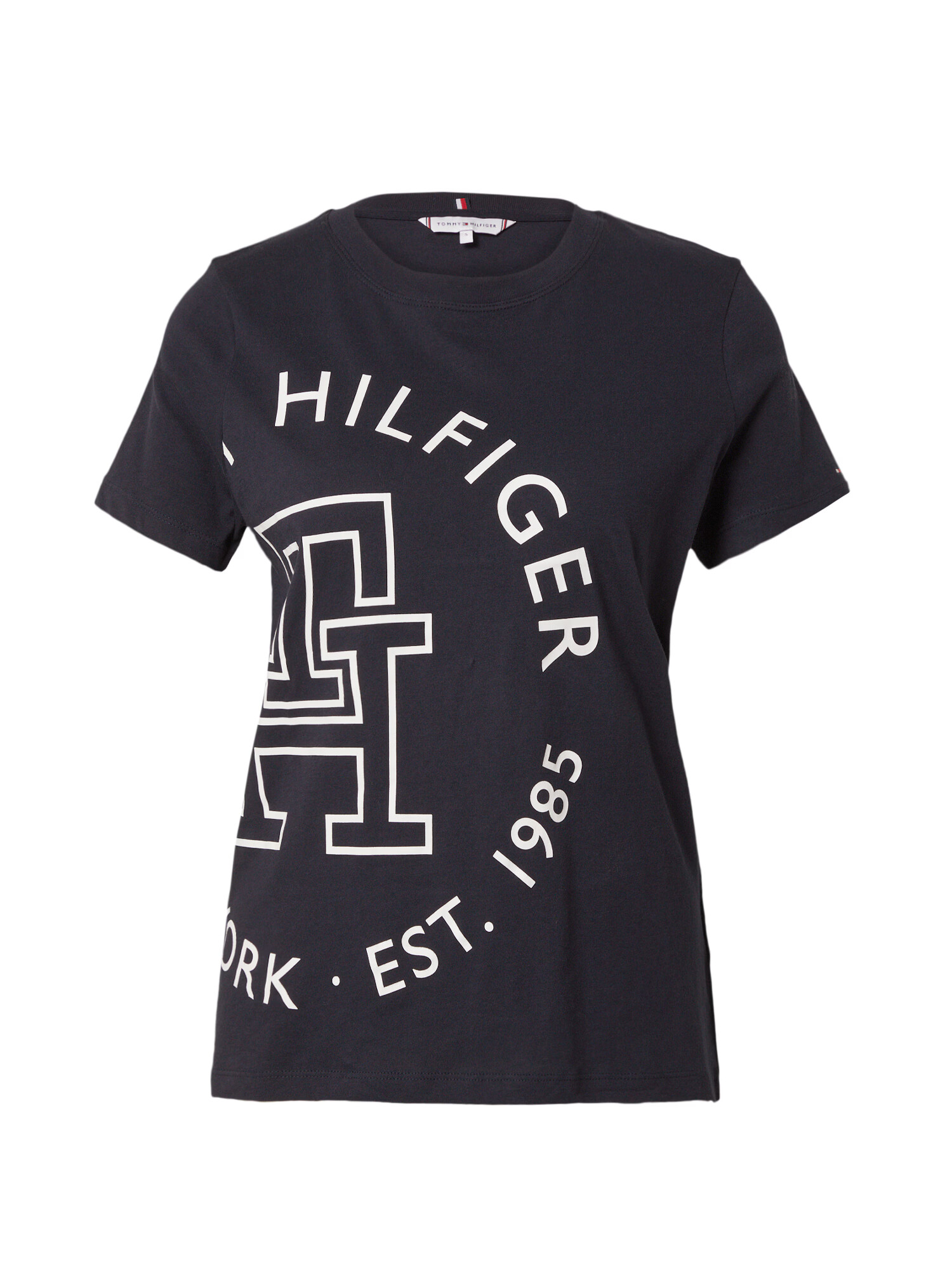 TOMMY HILFIGER Tričko námornícka modrá / biela - Pepit.sk