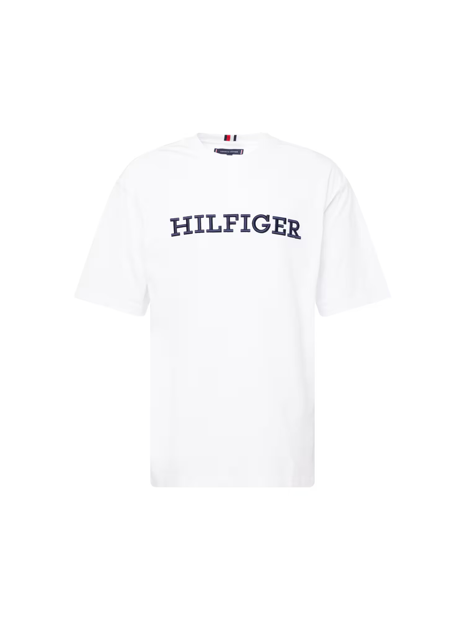 TOMMY HILFIGER Tričko námornícka modrá / biela - Pepit.sk