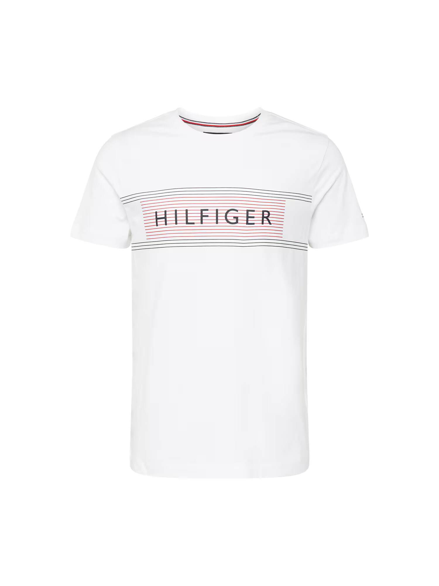 TOMMY HILFIGER Tričko námornícka modrá / červená / biela - Pepit.sk