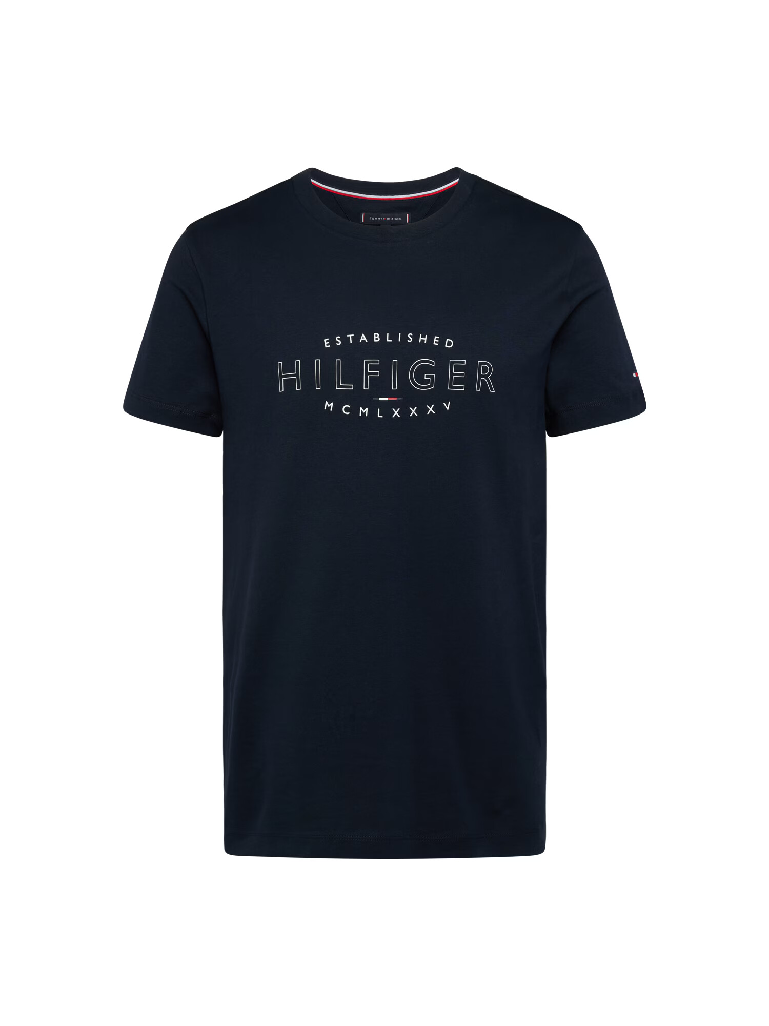 TOMMY HILFIGER Tričko námornícka modrá / červená / biela - Pepit.sk