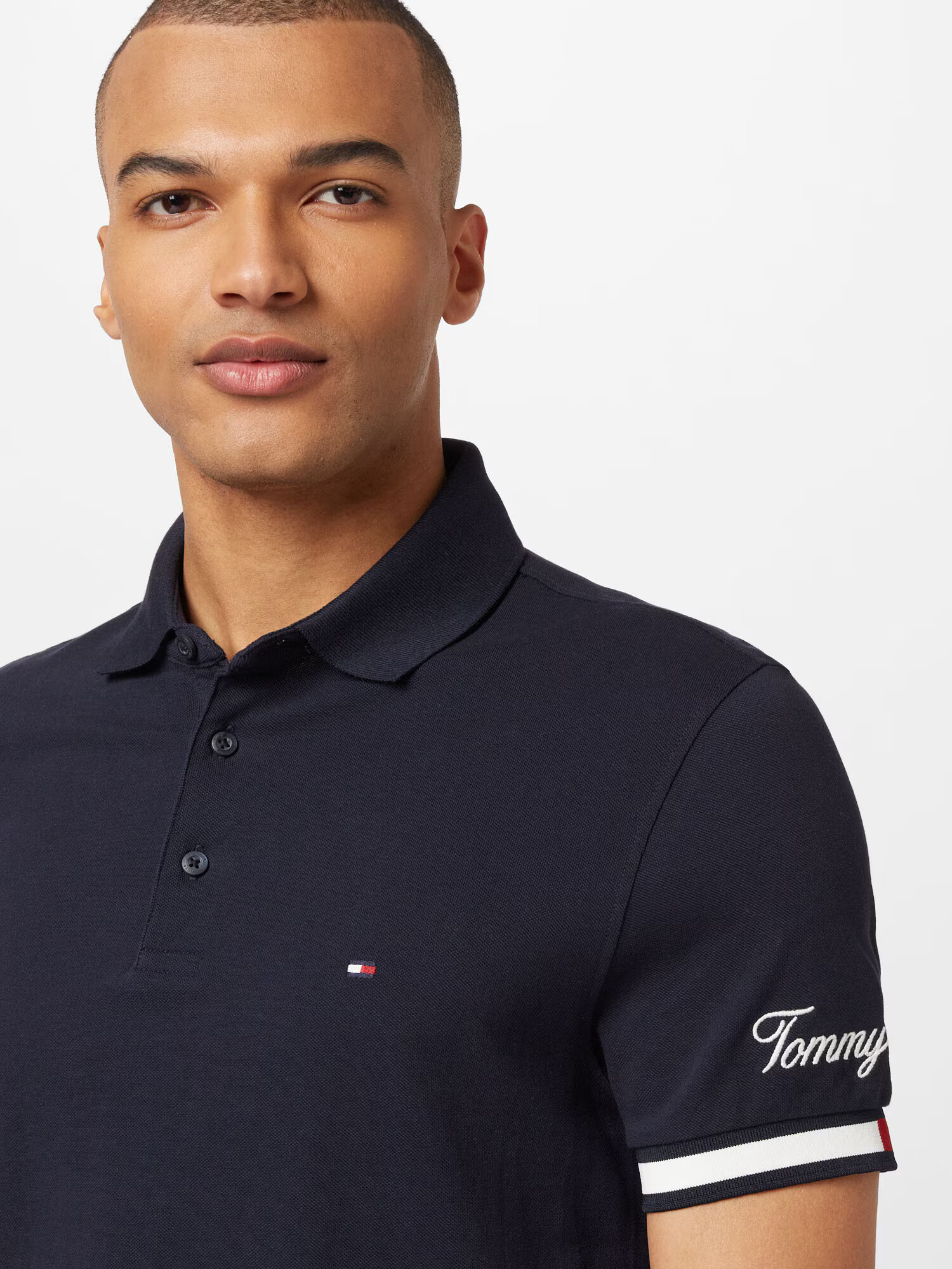 TOMMY HILFIGER Tričko námornícka modrá / červená / biela - Pepit.sk