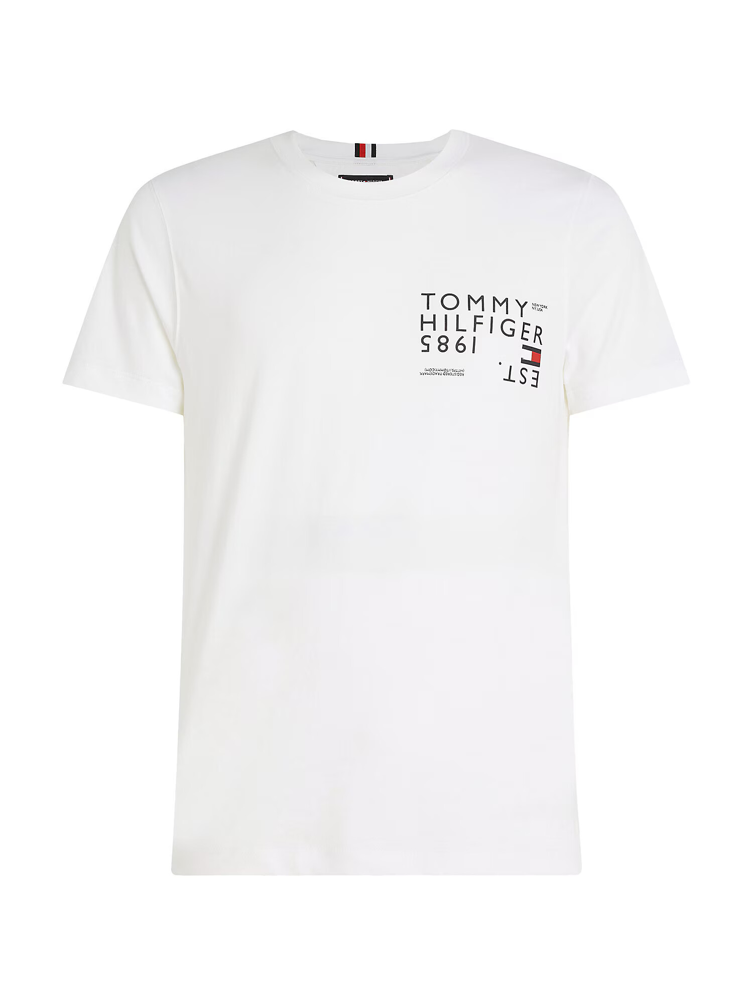 TOMMY HILFIGER Tričko námornícka modrá / červená / biela - Pepit.sk