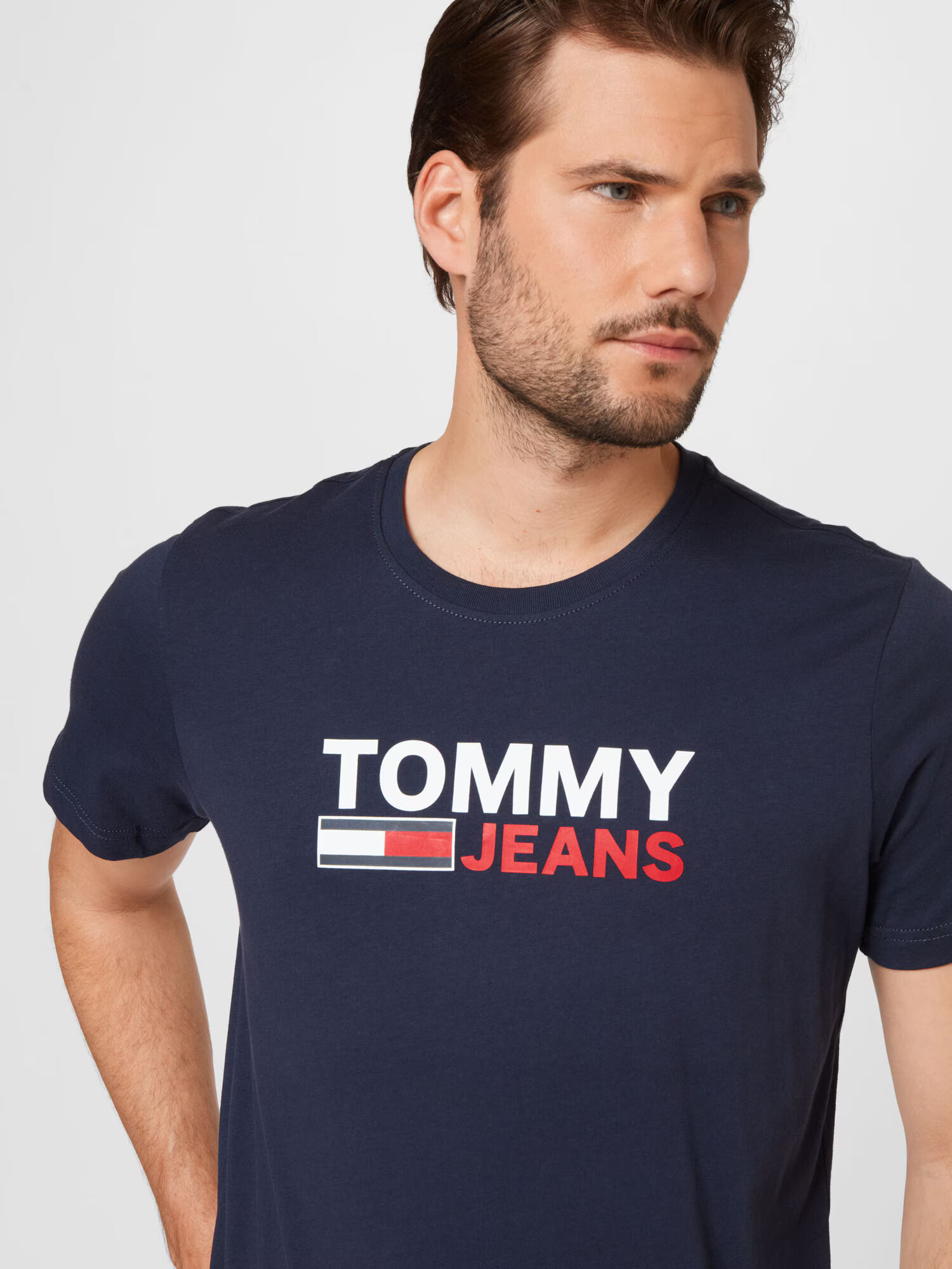 TOMMY HILFIGER Tričko námornícka modrá / červená / biela - Pepit.sk