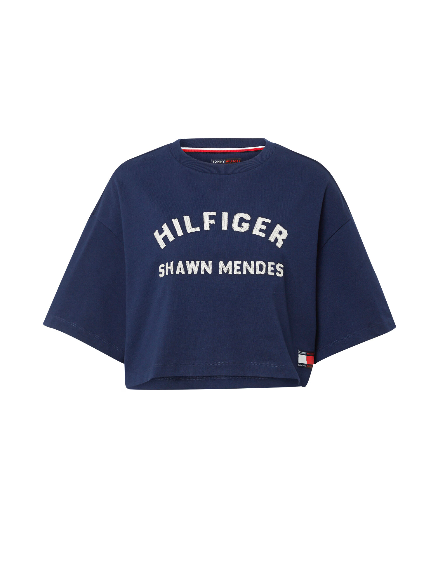 TOMMY HILFIGER Tričko námornícka modrá / červená / biela - Pepit.sk