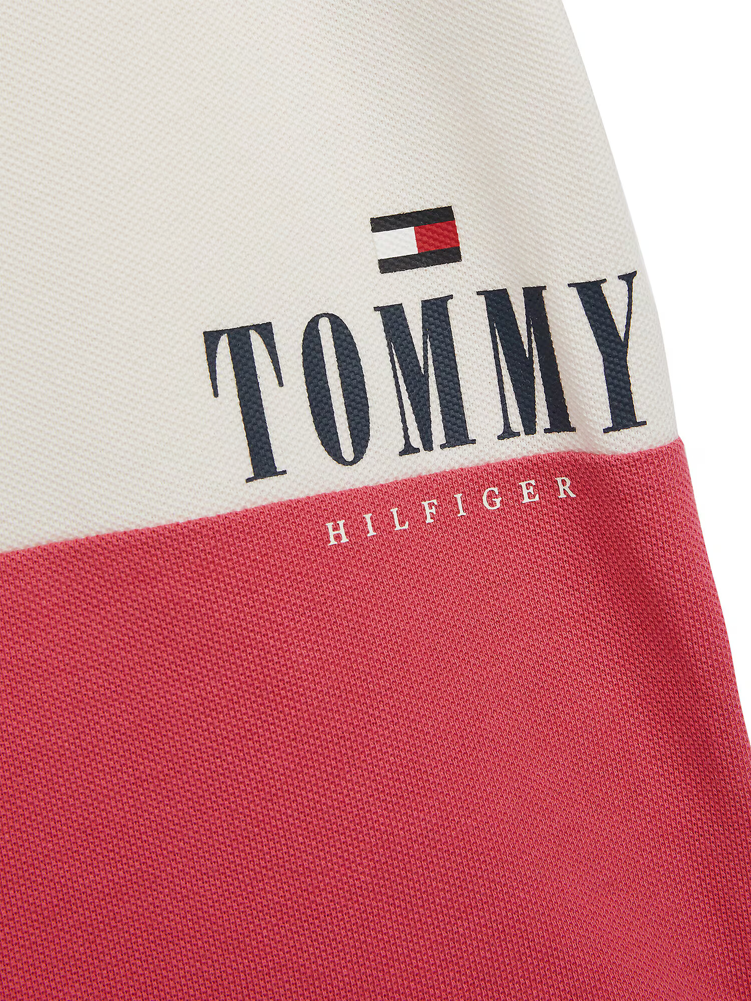 TOMMY HILFIGER Tričko námornícka modrá / koralová / biela - Pepit.sk