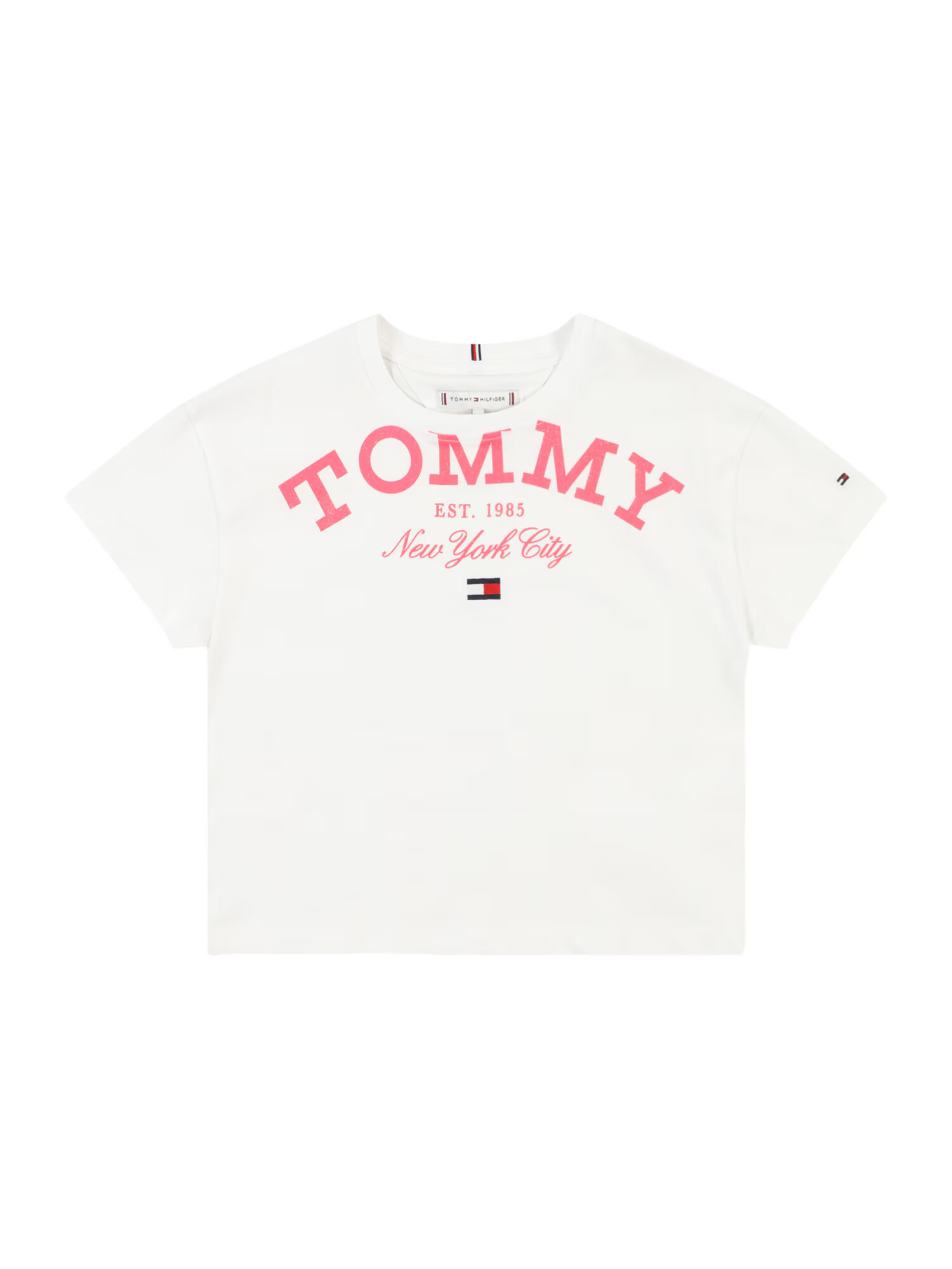 TOMMY HILFIGER Tričko námornícka modrá / ružová / červená / biela - Pepit.sk