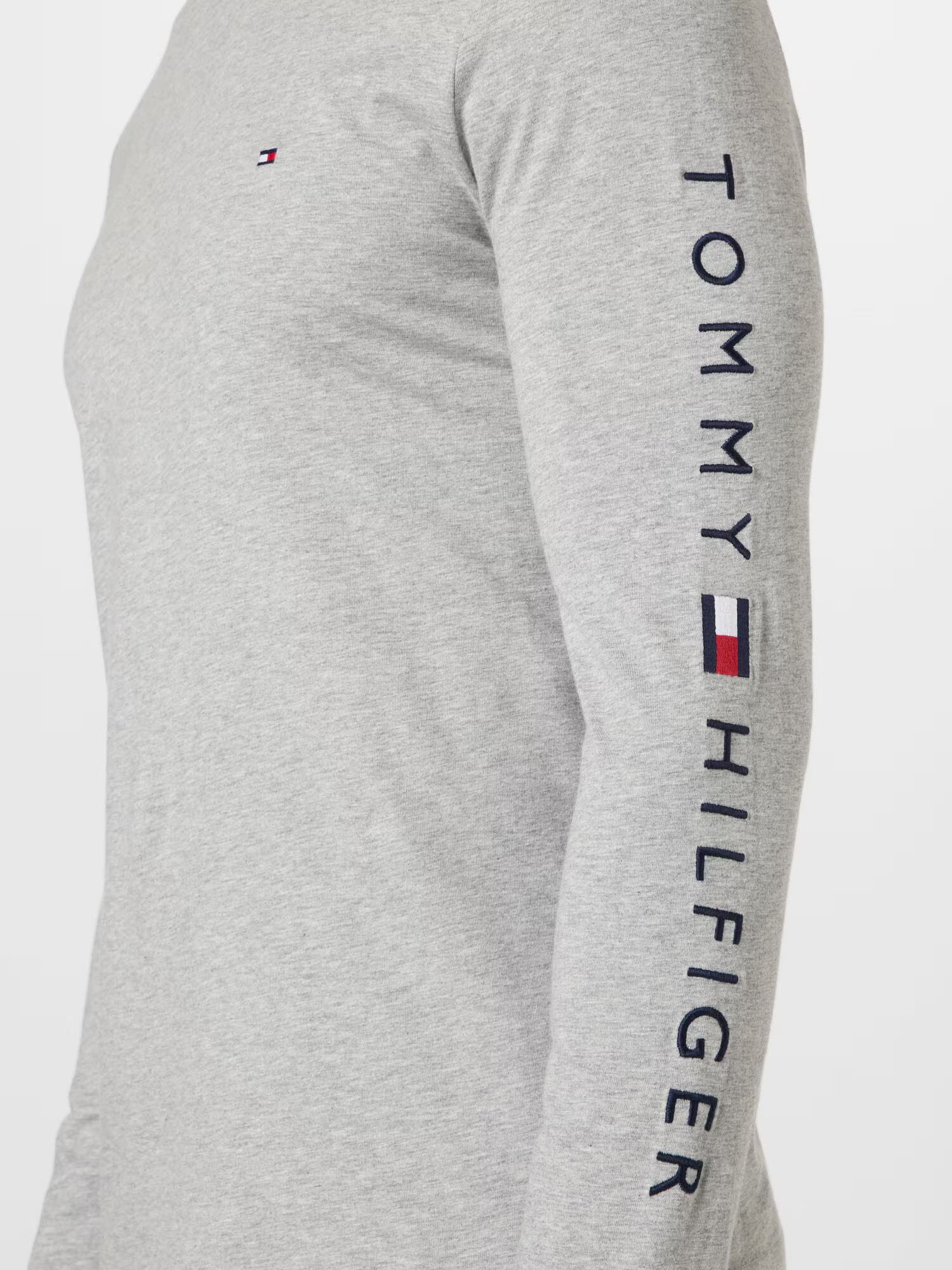 TOMMY HILFIGER Tričko námornícka modrá / svetlosivá / červená / biela - Pepit.sk