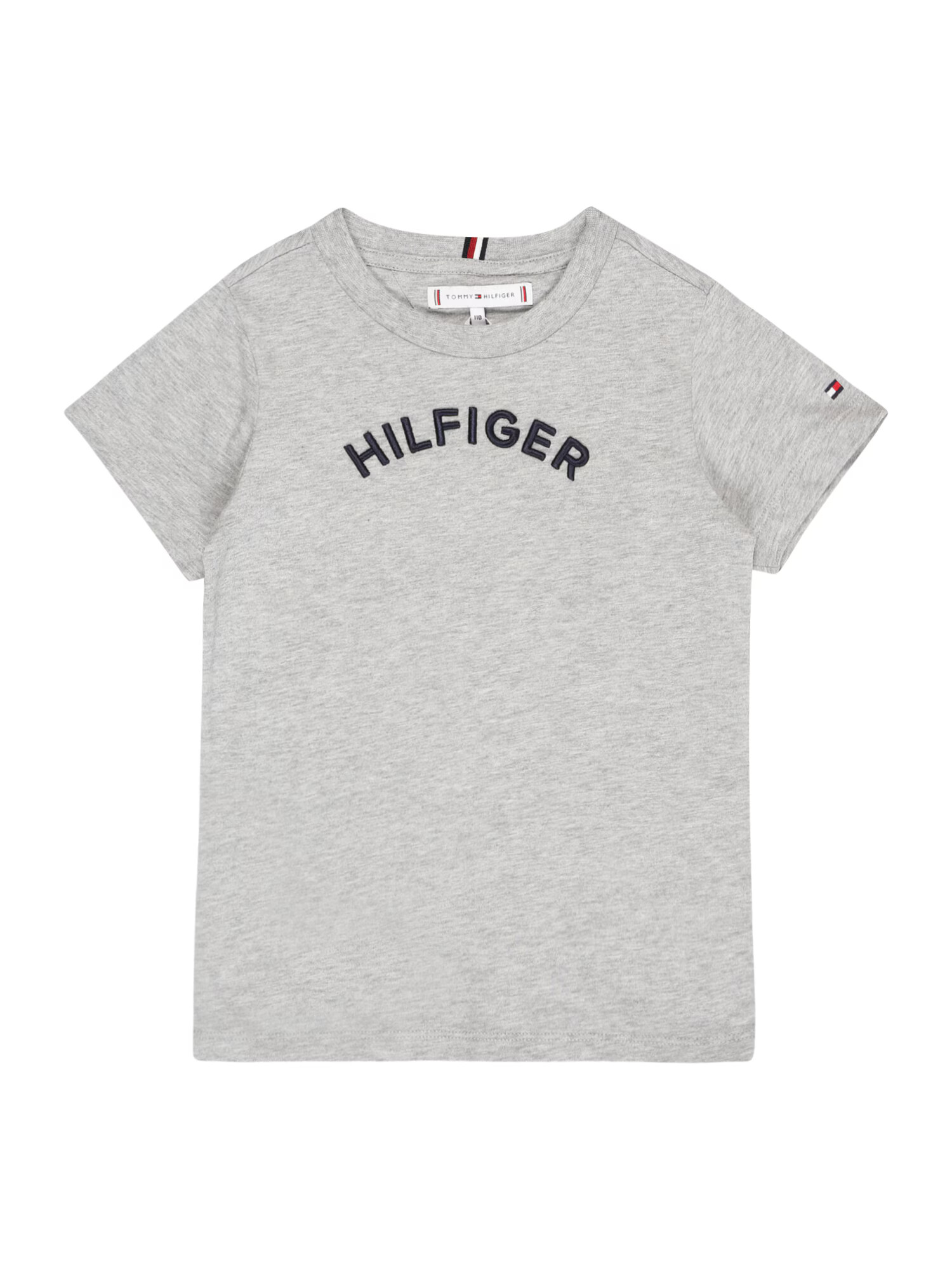 TOMMY HILFIGER Tričko sivá melírovaná / čierna - Pepit.sk