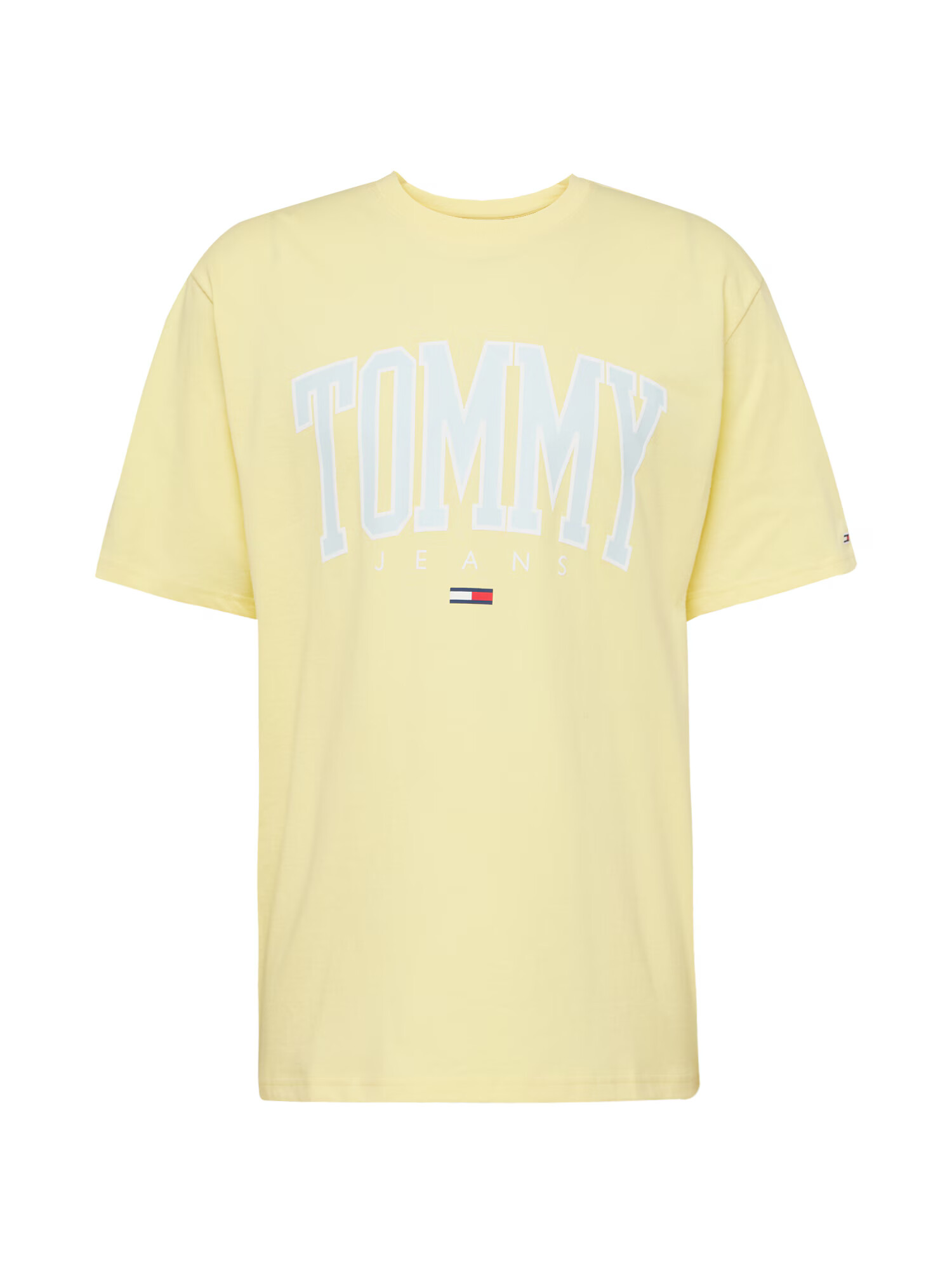 TOMMY HILFIGER Tričko svetložltá / svetlosivá / červená / biela - Pepit.sk