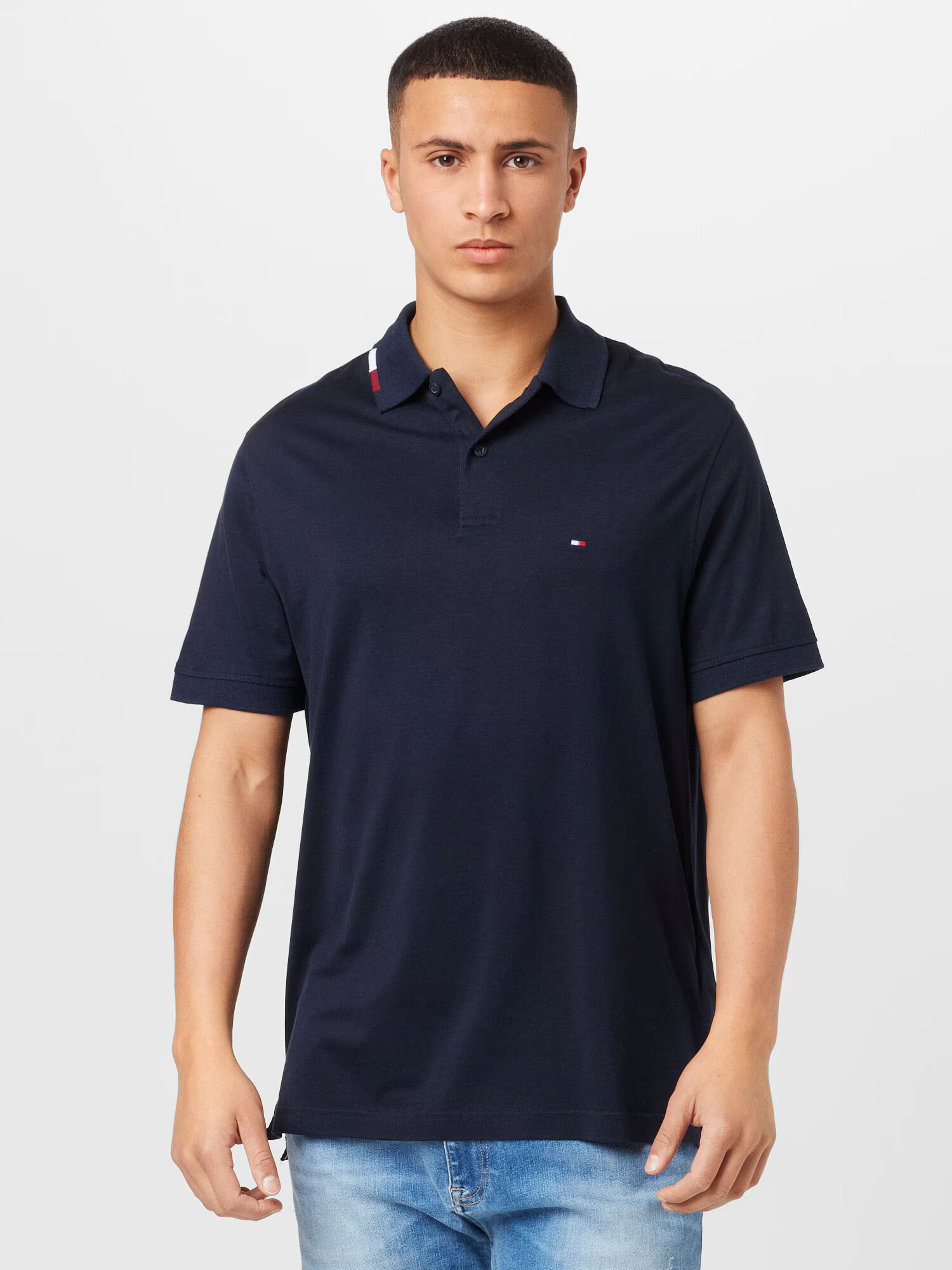 TOMMY HILFIGER Tričko námornícka modrá / červená / biela - Pepit.sk