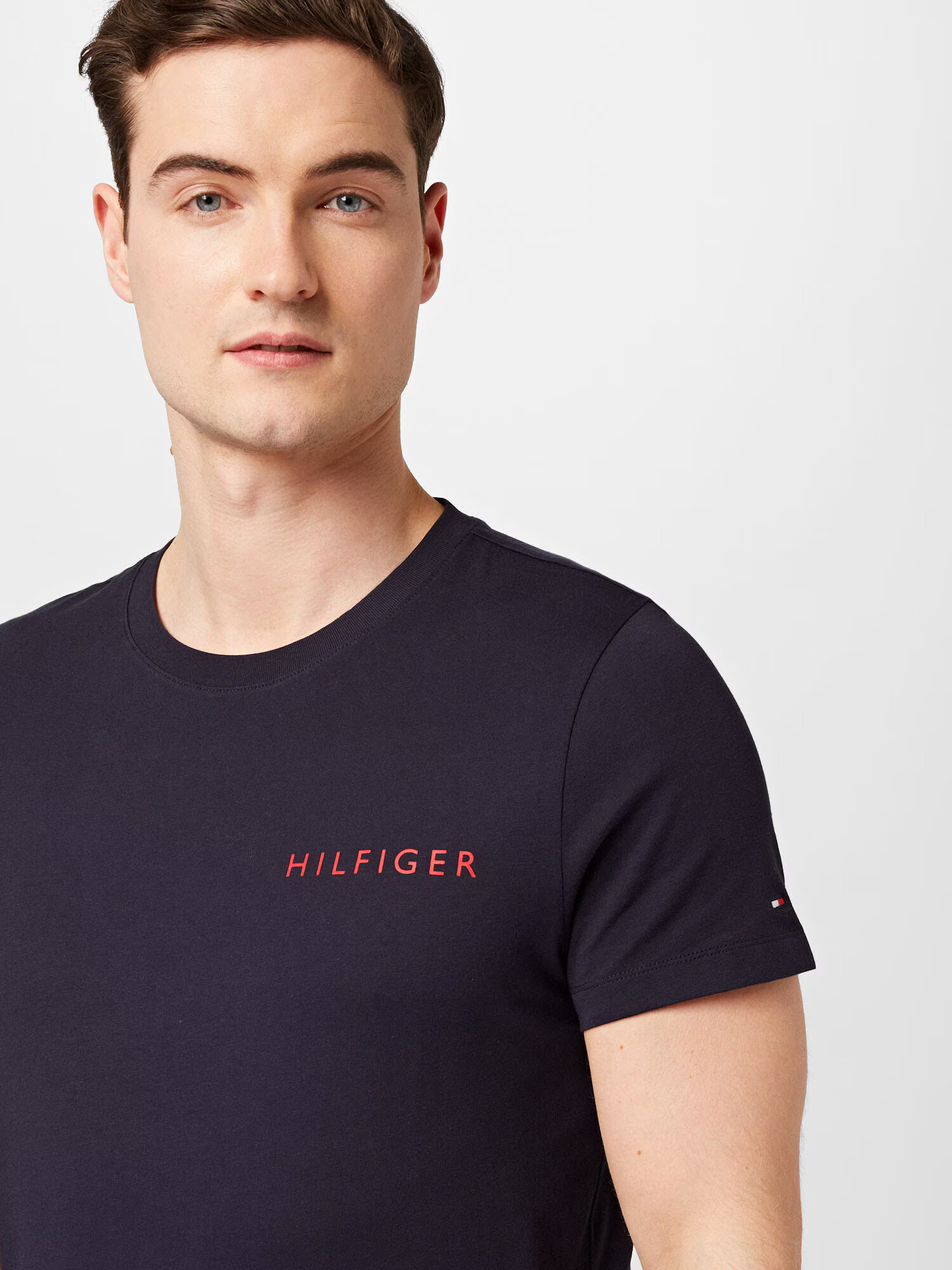 TOMMY HILFIGER Tričko tmavomodrá / červená - Pepit.sk