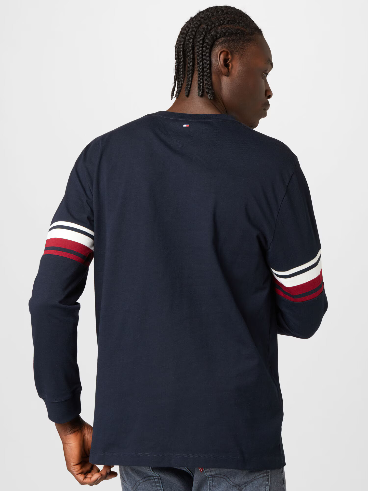 TOMMY HILFIGER Tričko tmavomodrá / červená / biela - Pepit.sk