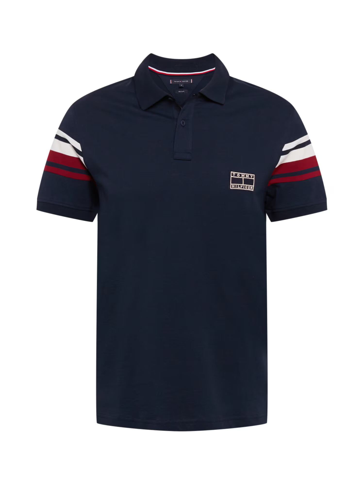 TOMMY HILFIGER Tričko tmavomodrá / karmínovo červená / biela - Pepit.sk