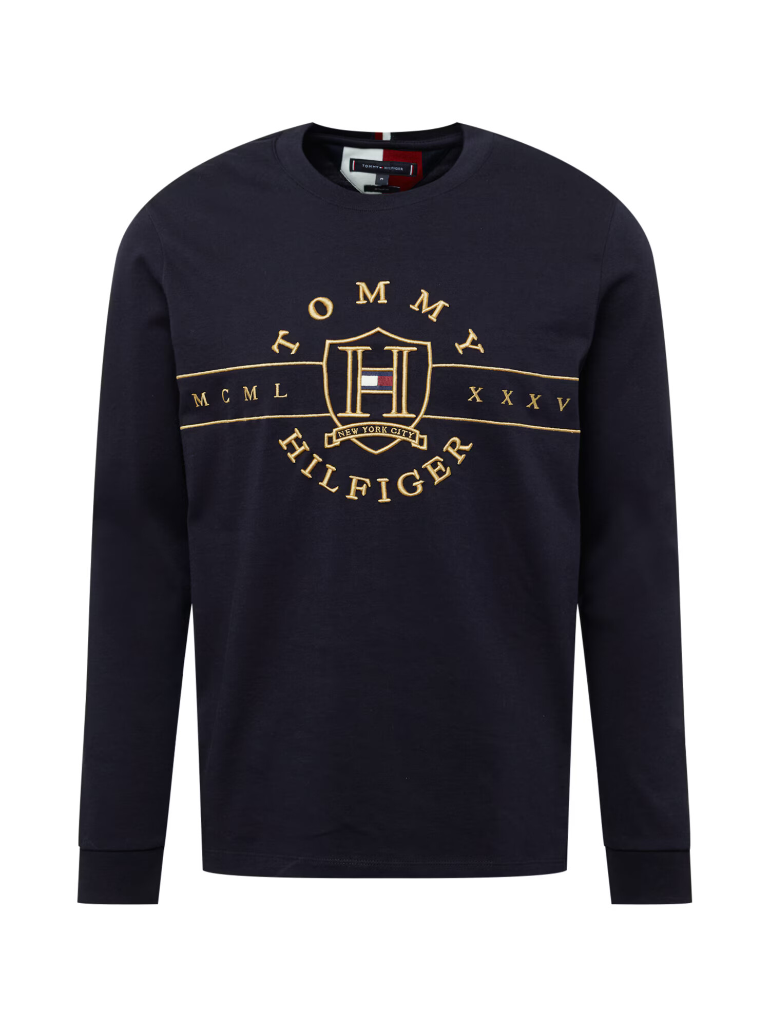 TOMMY HILFIGER Tričko tmavomodrá / žltá - Pepit.sk