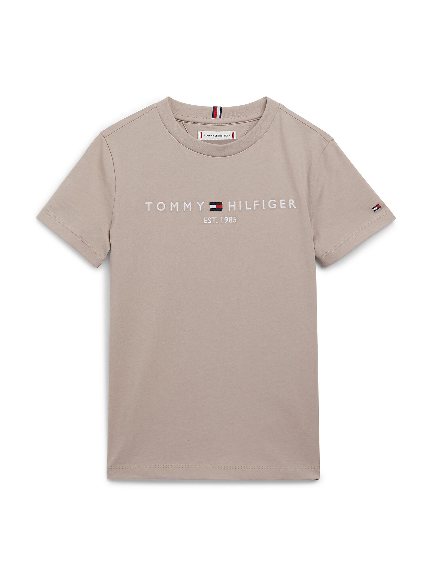 TOMMY HILFIGER Tričko tmavošedá / biela - Pepit.sk