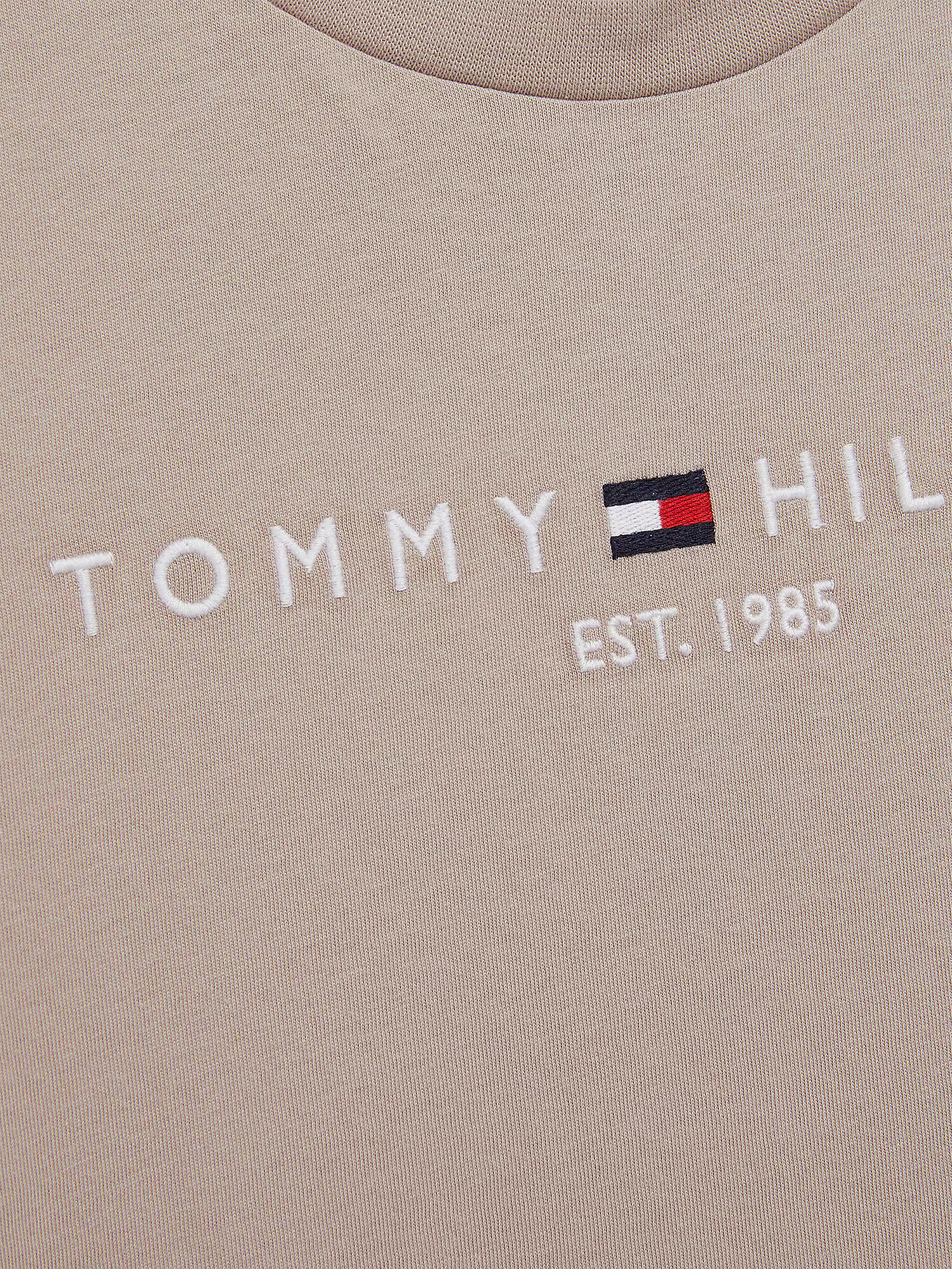 TOMMY HILFIGER Tričko tmavošedá / biela - Pepit.sk