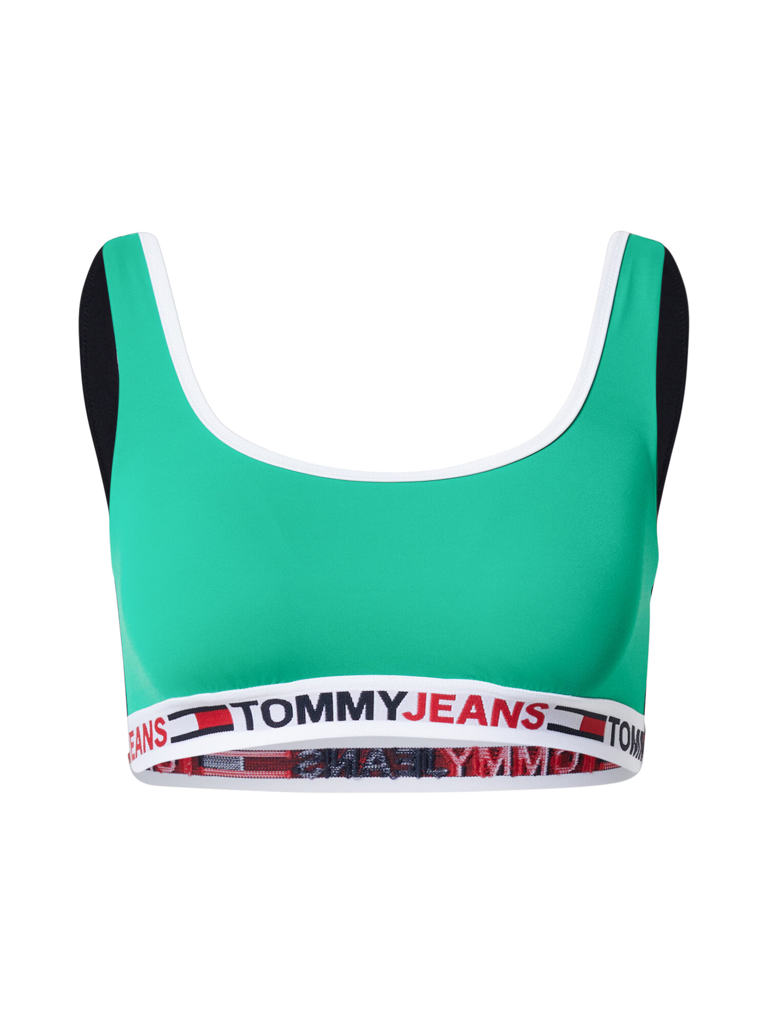 Tommy Hilfiger Underwear Bikinový top 'Bralette' námornícka modrá / nefritová / červená / biela - Pepit.sk