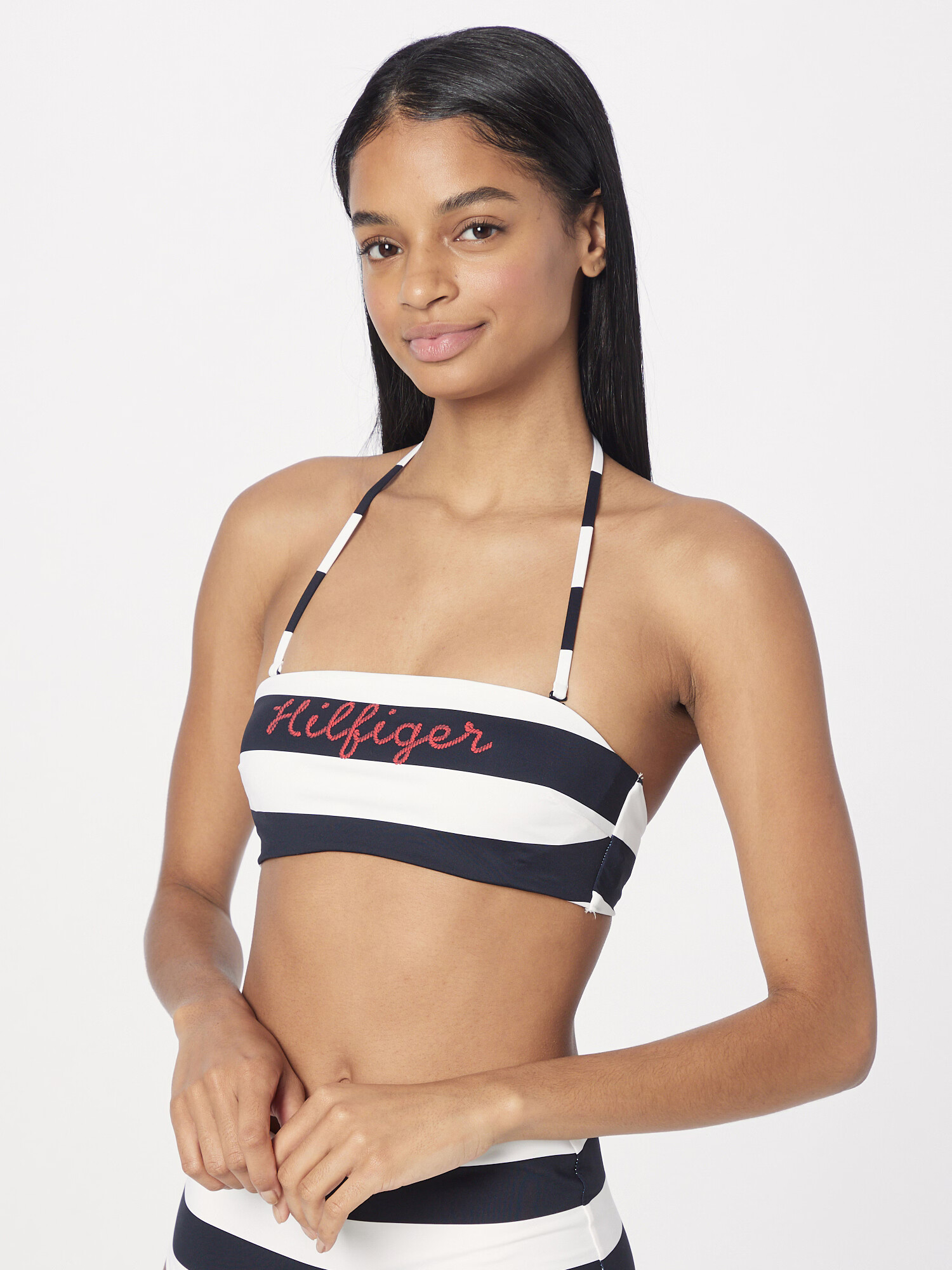 Tommy Hilfiger Underwear Bikinový top námornícka modrá / krvavo červená / biela - Pepit.sk