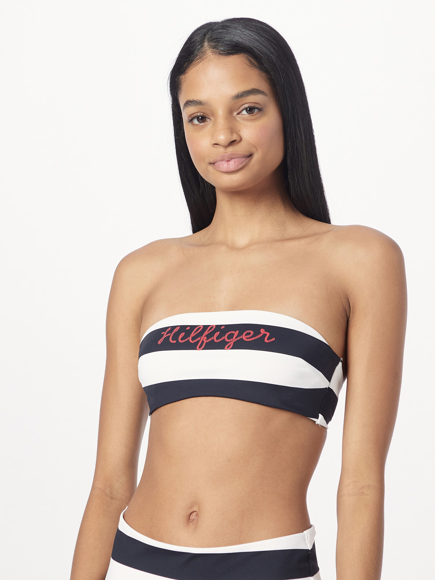 Tommy Hilfiger Underwear Bikinový top námornícka modrá / krvavo červená / biela - Pepit.sk