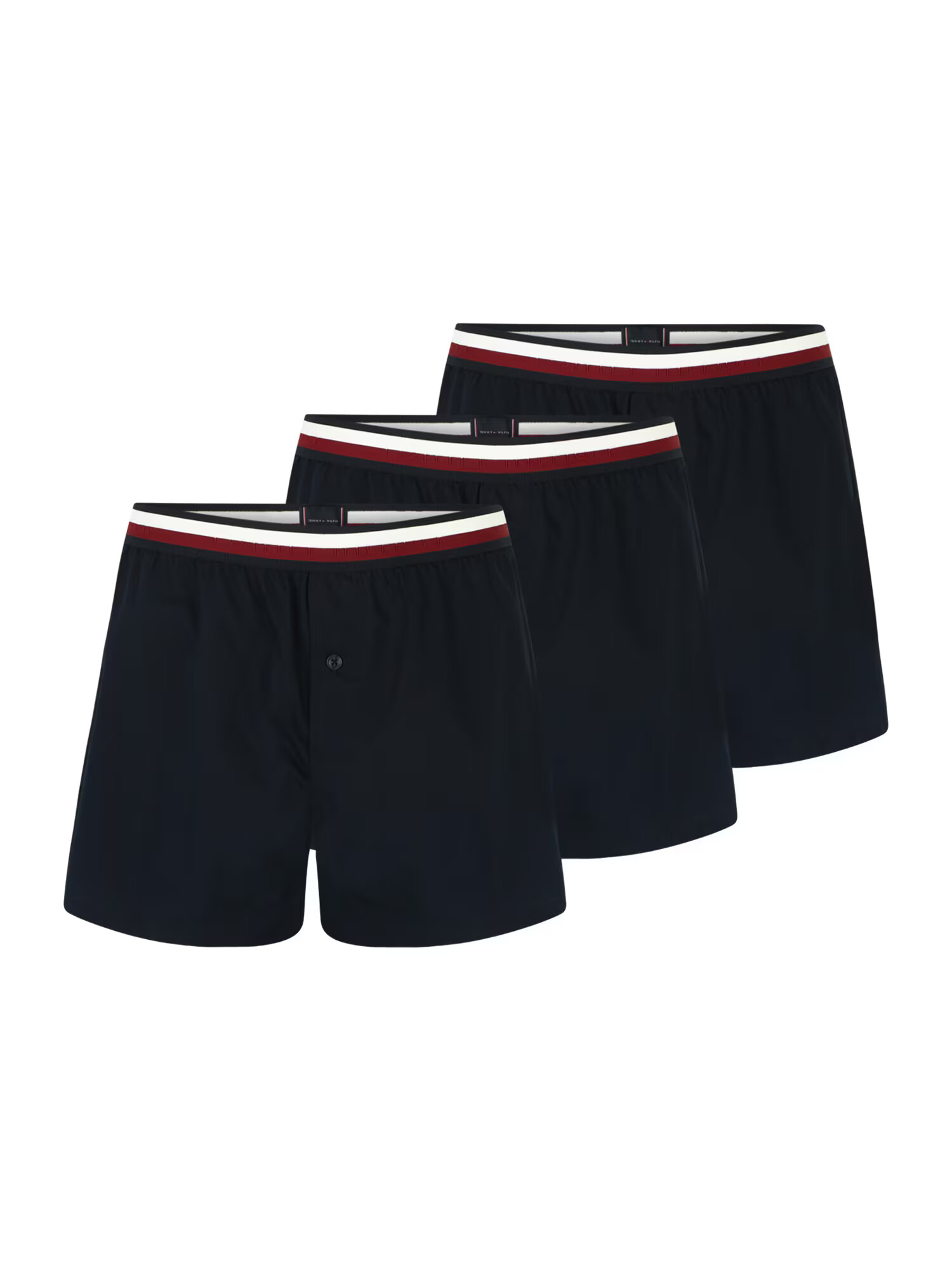 Tommy Hilfiger Underwear Boxerky červená / čierna / biela - Pepit.sk