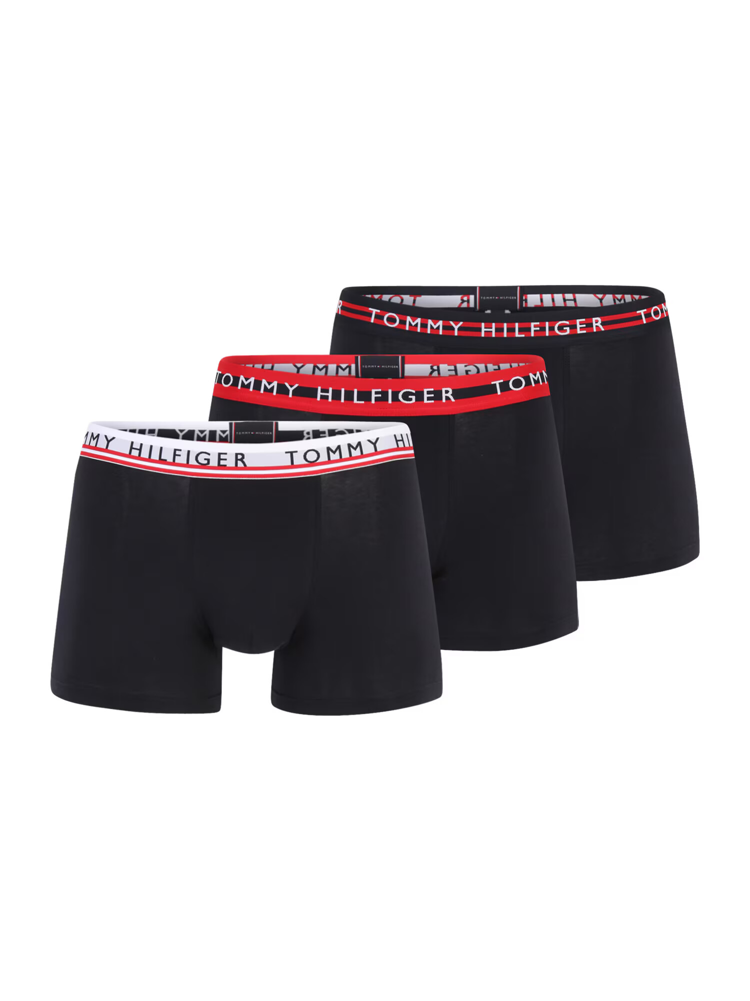 Tommy Hilfiger Underwear Boxerky červená / čierna / biela - Pepit.sk