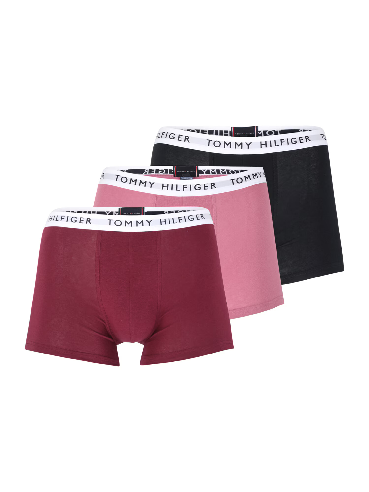 Tommy Hilfiger Underwear Boxerky hrdzavohnedá / svetloružová / čierna / biela - Pepit.sk