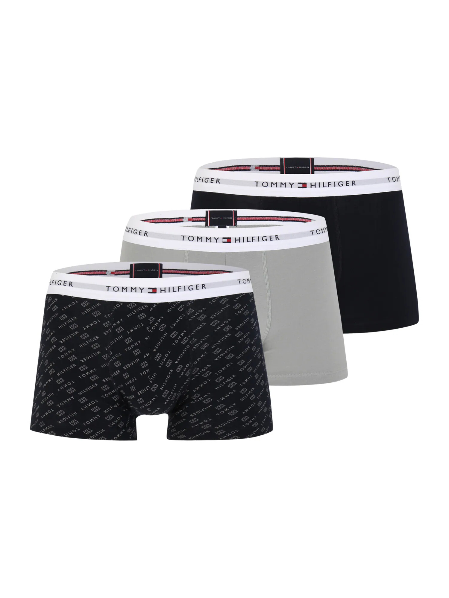 Tommy Hilfiger Underwear Boxerky námornícka modrá / sivá / červená / biela - Pepit.sk