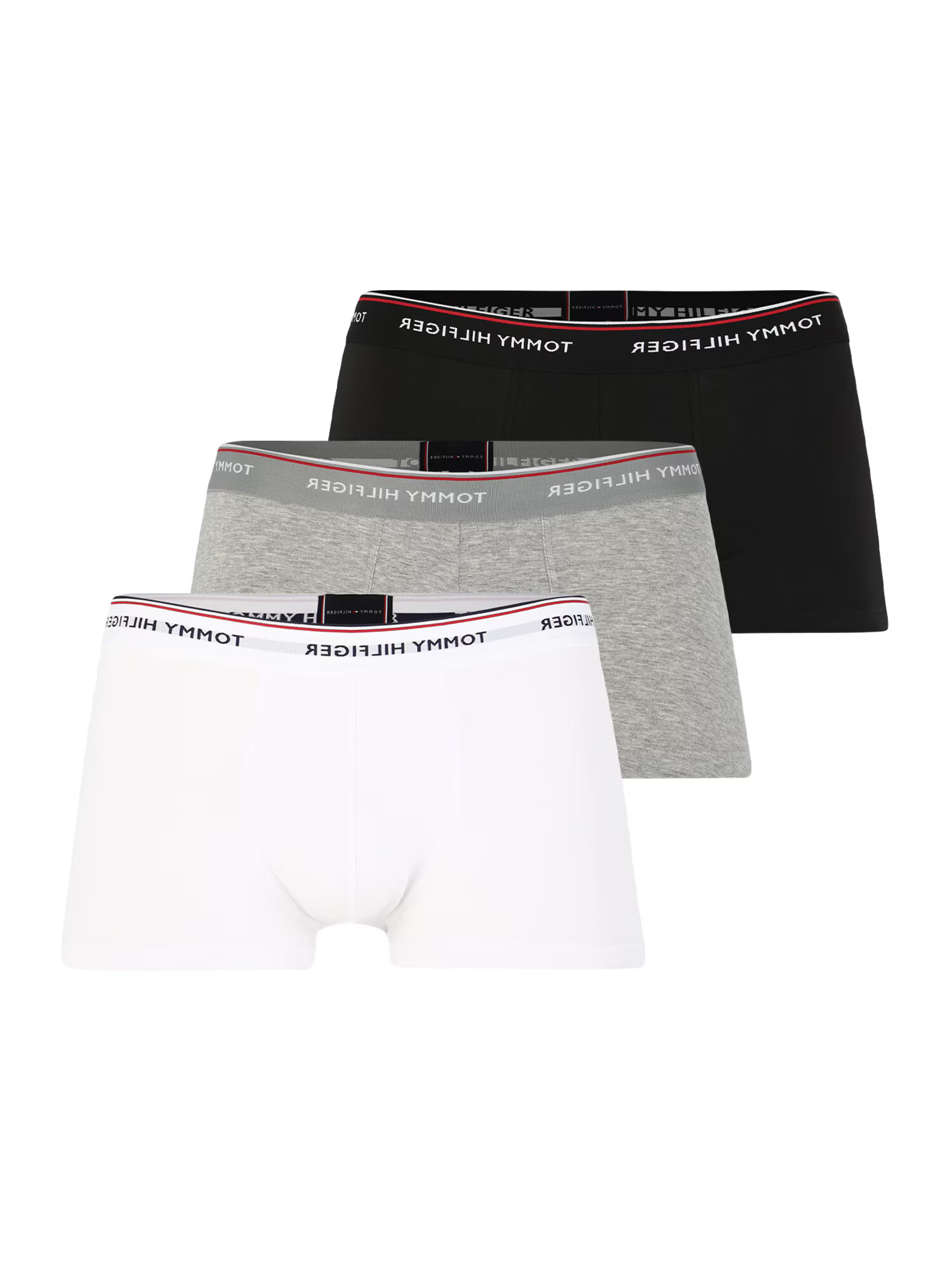 Tommy Hilfiger Underwear Boxerky sivá melírovaná / červená / čierna / biela - Pepit.sk