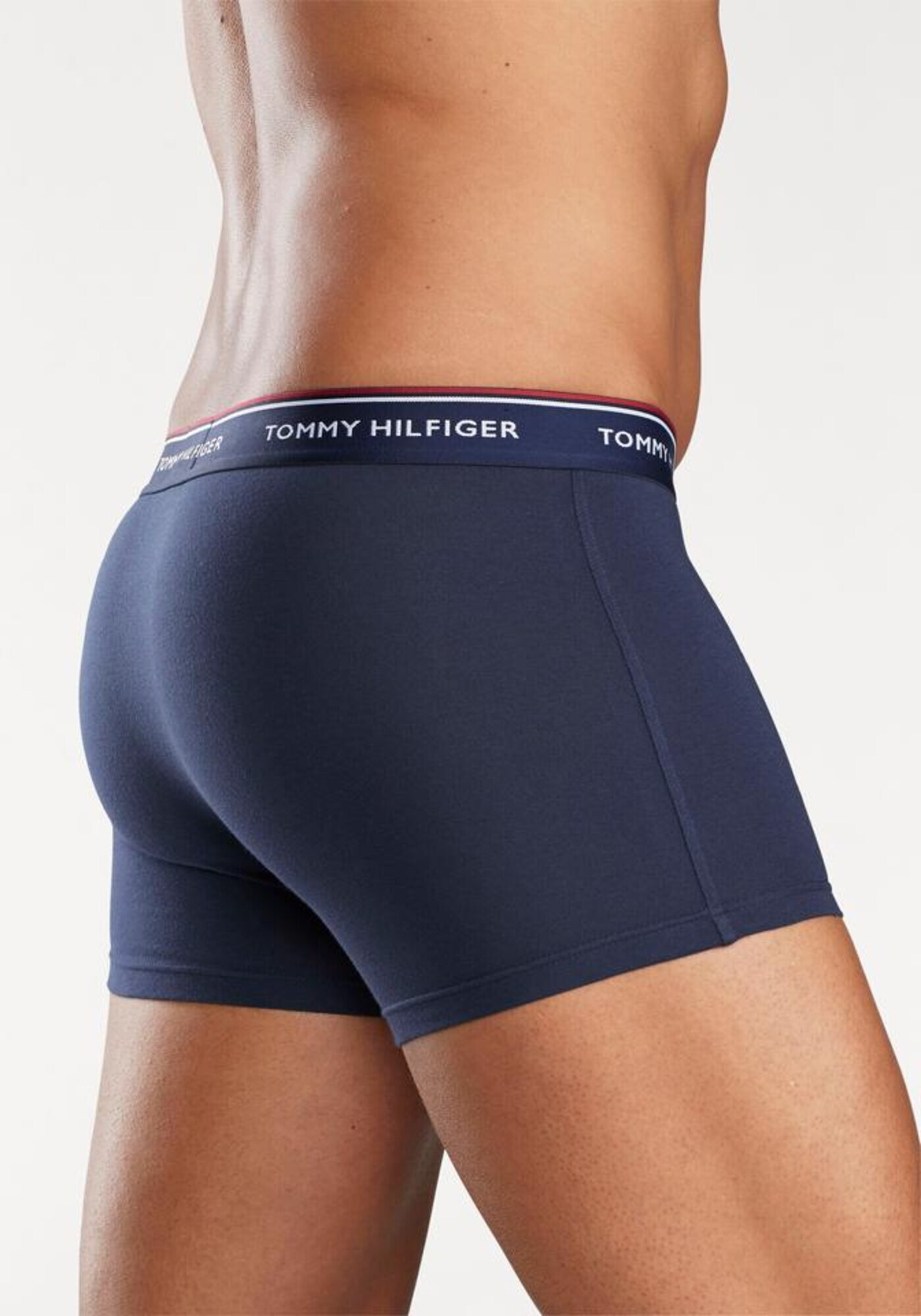 Tommy Hilfiger Underwear Boxerky námornícka modrá / svetločervená / biela - Pepit.sk