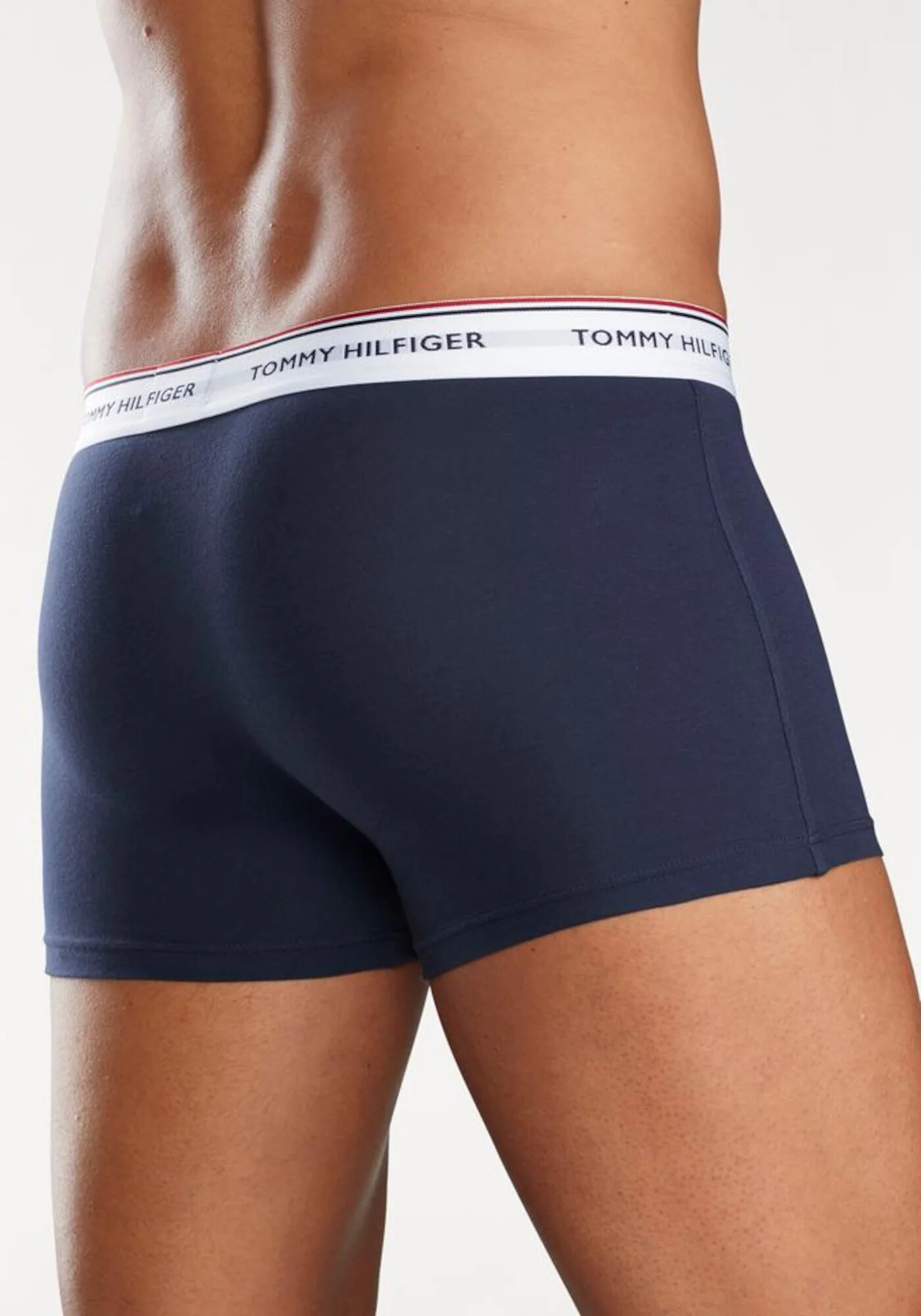 Tommy Hilfiger Underwear Boxerky námornícka modrá / svetločervená / biela - Pepit.sk