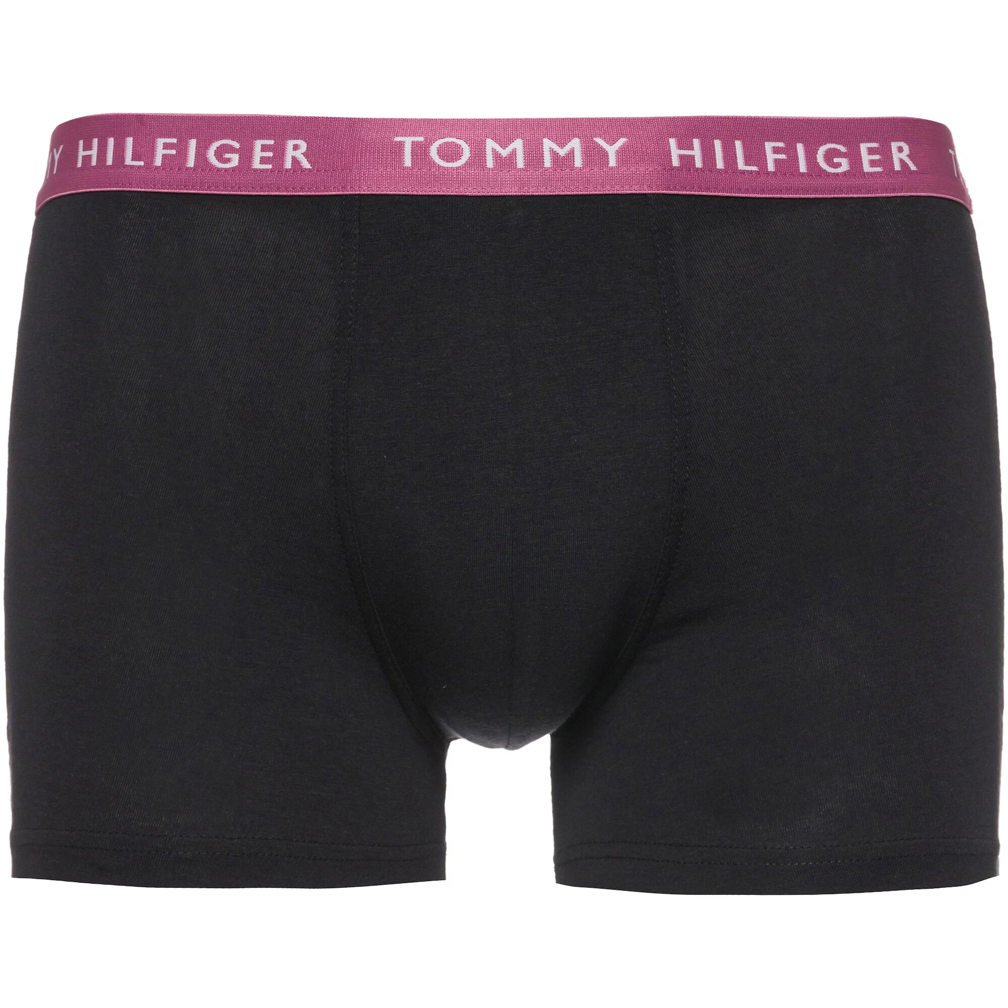 TOMMY HILFIGER Boxerky ružová / vínovo červená / čierna / biela - Pepit.sk