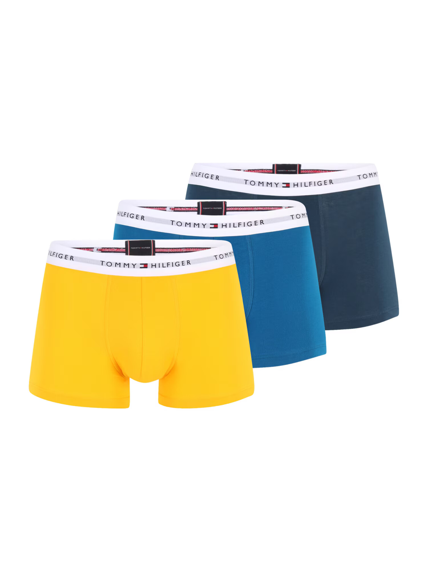 Tommy Hilfiger Underwear Boxerky námornícka modrá / nebesky modrá / žltá / biela - Pepit.sk